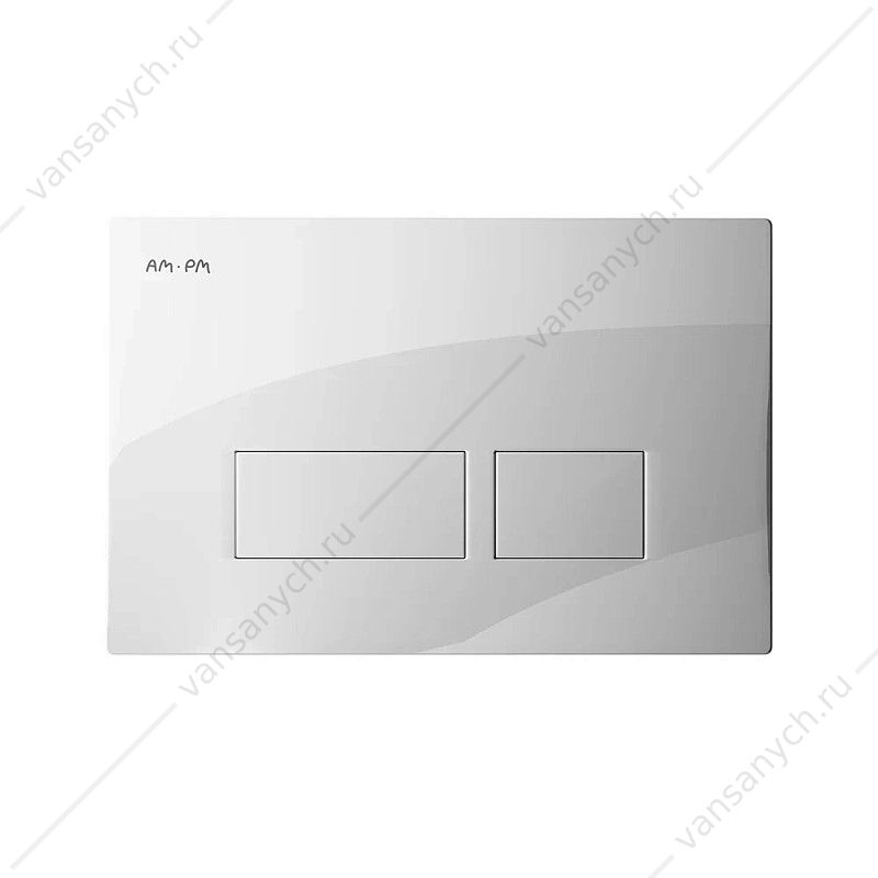Клавиша смыва пневматическая белая глянцевая для инсталляции AM.PM Pro S I047001  AM.PM (Германия) купить в Тюмени (Ван Саныч™)