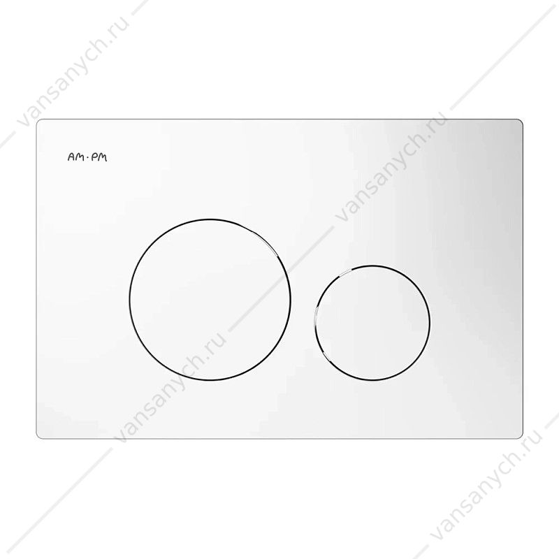 Клавиша смыва пневматическая белая глянцевая для инсталляции AM.PM Pro L I049001 AM.PM (Германия) купить в Тюмени (Ван Саныч™)