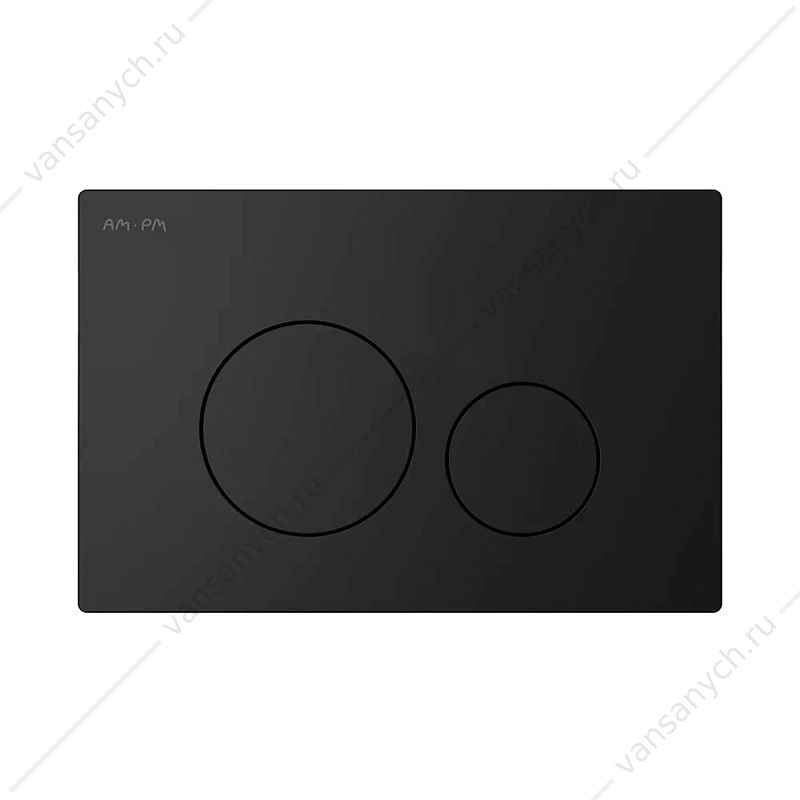 Клавиша смыва пневматическая черная матовая для инсталляции AM.PM Pro L I049038  AM.PM (Германия) купить в Тюмени (Ван Саныч™)