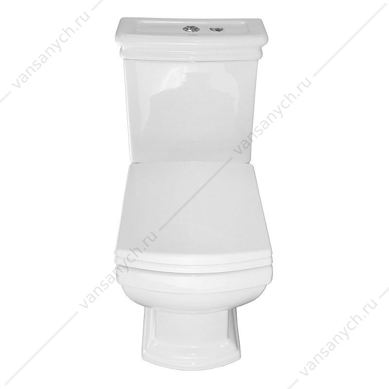 Унитаз-компакт напольный Creo Ceramique Orleans сиденье микролифт, белый OR1002+OR1003+OR1001 Creo Ceramique (Франция) купить в Тюмени (Ван Саныч™)