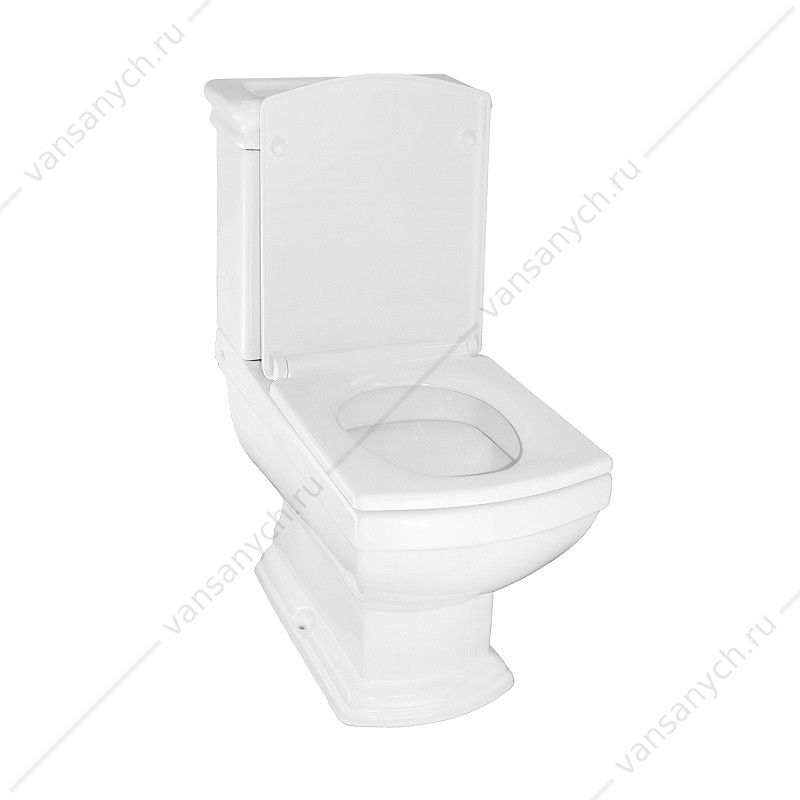 Унитаз-компакт напольный Creo Ceramique Orleans сиденье микролифт, белый OR1002+OR1003+OR1001 Creo Ceramique (Франция) купить в Тюмени (Ван Саныч™)