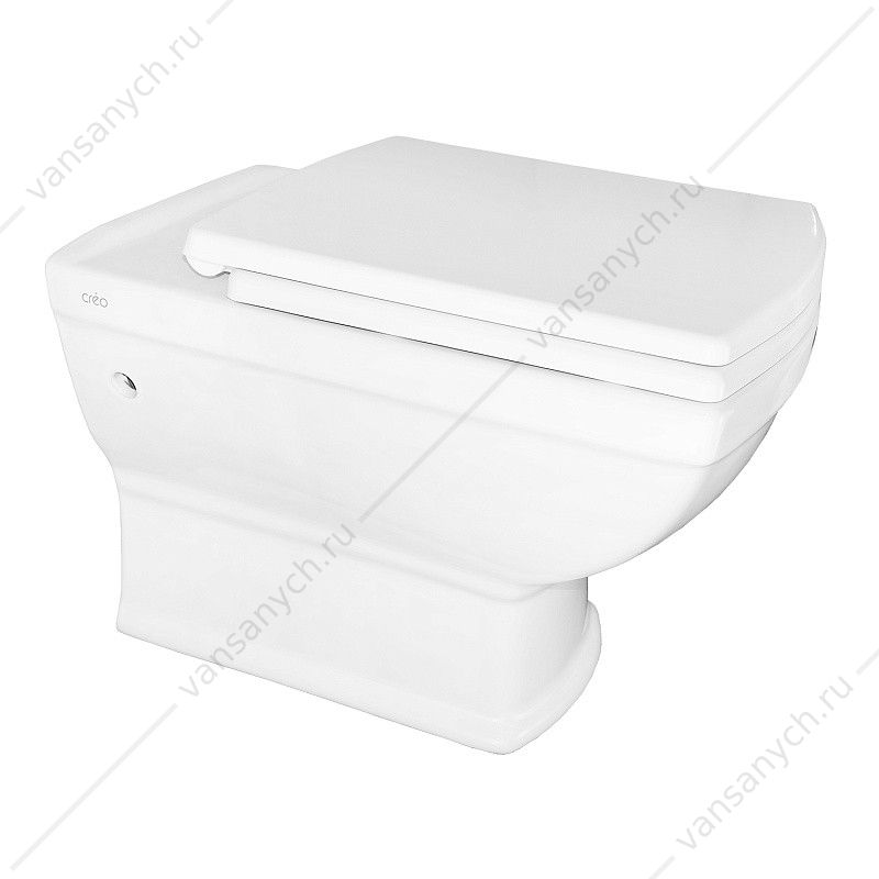 Унитаз подвесной Creo Ceramique ORLEANS с сидением микролифт OR1100+OR1001 Creo Ceramique (Франция) купить в Тюмени (Ван Саныч™)