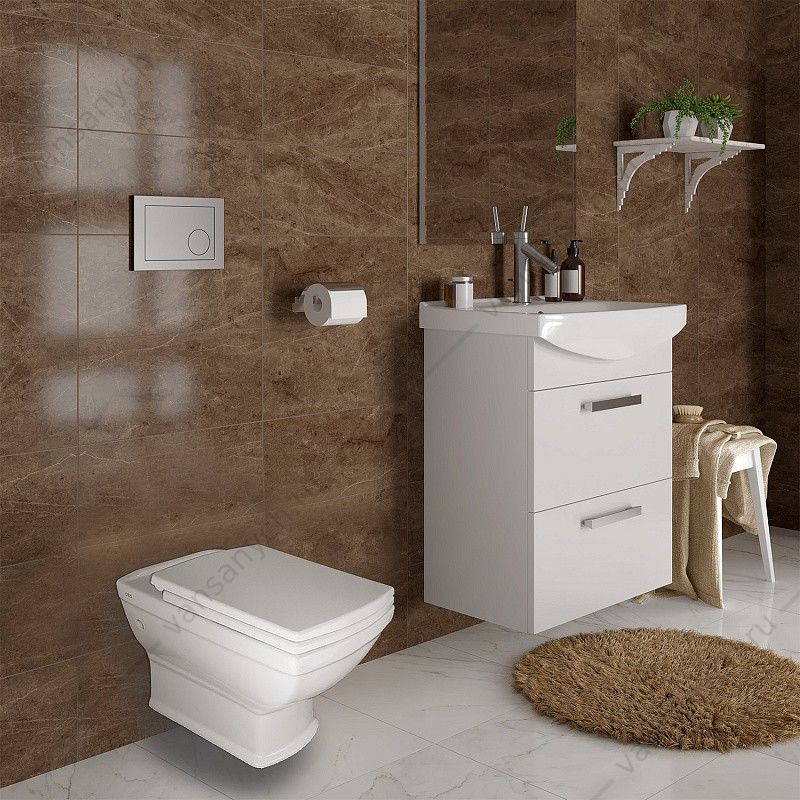 Унитаз подвесной Creo Ceramique ORLEANS с сидением микролифт OR1100+OR1001 Creo Ceramique (Франция) купить в Тюмени (Ван Саныч™)