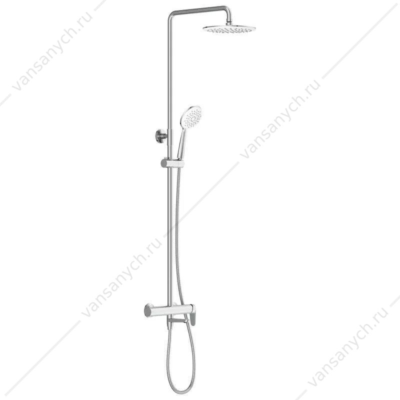 Душевая система c изливом Cersanit Lara 68143, 3 режима, шланг 180 мм, хром Cersanit (Польша) купить в Тюмени (Ван Саныч™)