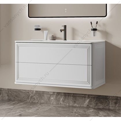 Тумба с раковиной 100 IDDIS Oxford Neo подвесная белый OXN10W0i95K
 IDDIS (Россия) купить в Тюмени (Ван Саныч™)