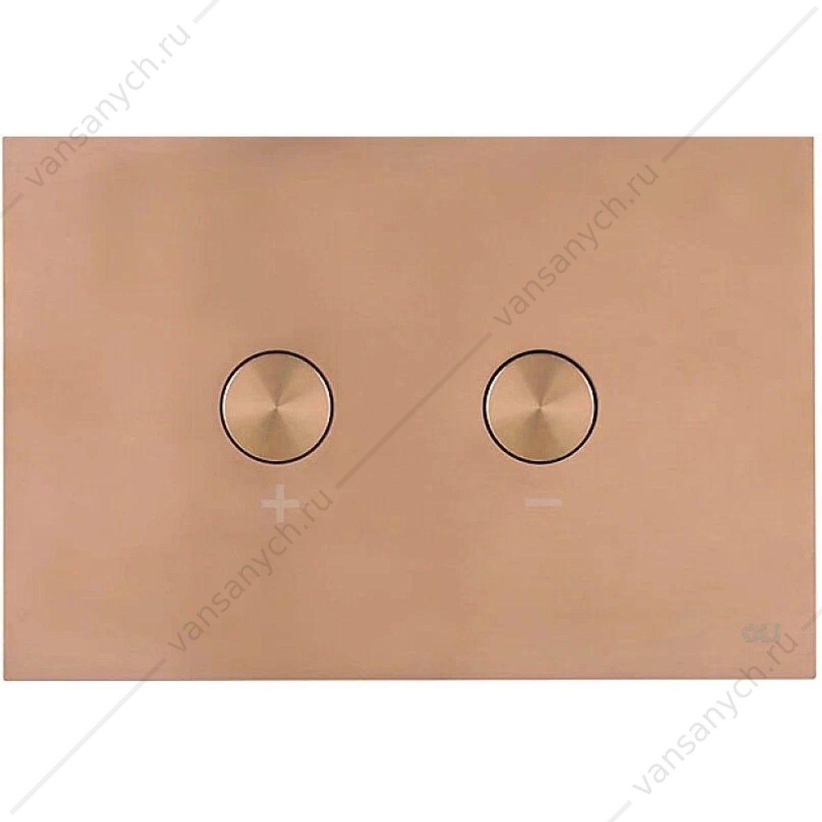 УТ000031570 Клавиша смыва пневматическая двойная бронза Oli BLINK, сталь, антиванд. OLI 878782/887610 Oli (Португалия) купить в Тюмени (Ван Саныч™)