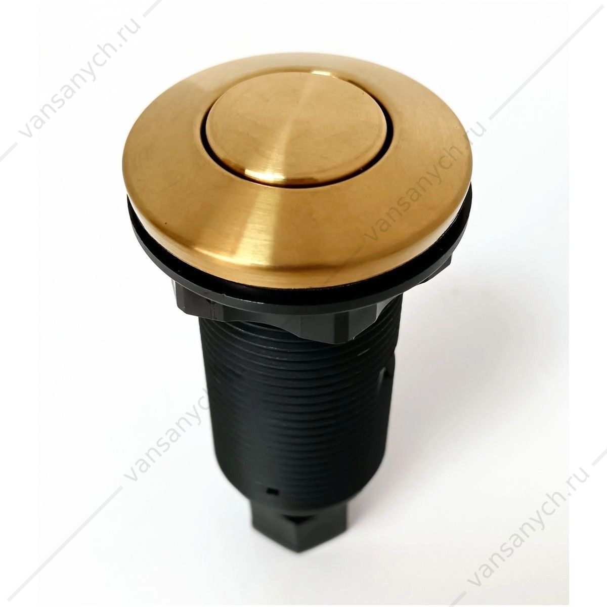УТ000037851 Кнопка пневматическая для измельчителя VIEIR VER723-1S, матовое золото VIEIR (Италия) купить в Тюмени (Ван Саныч™)