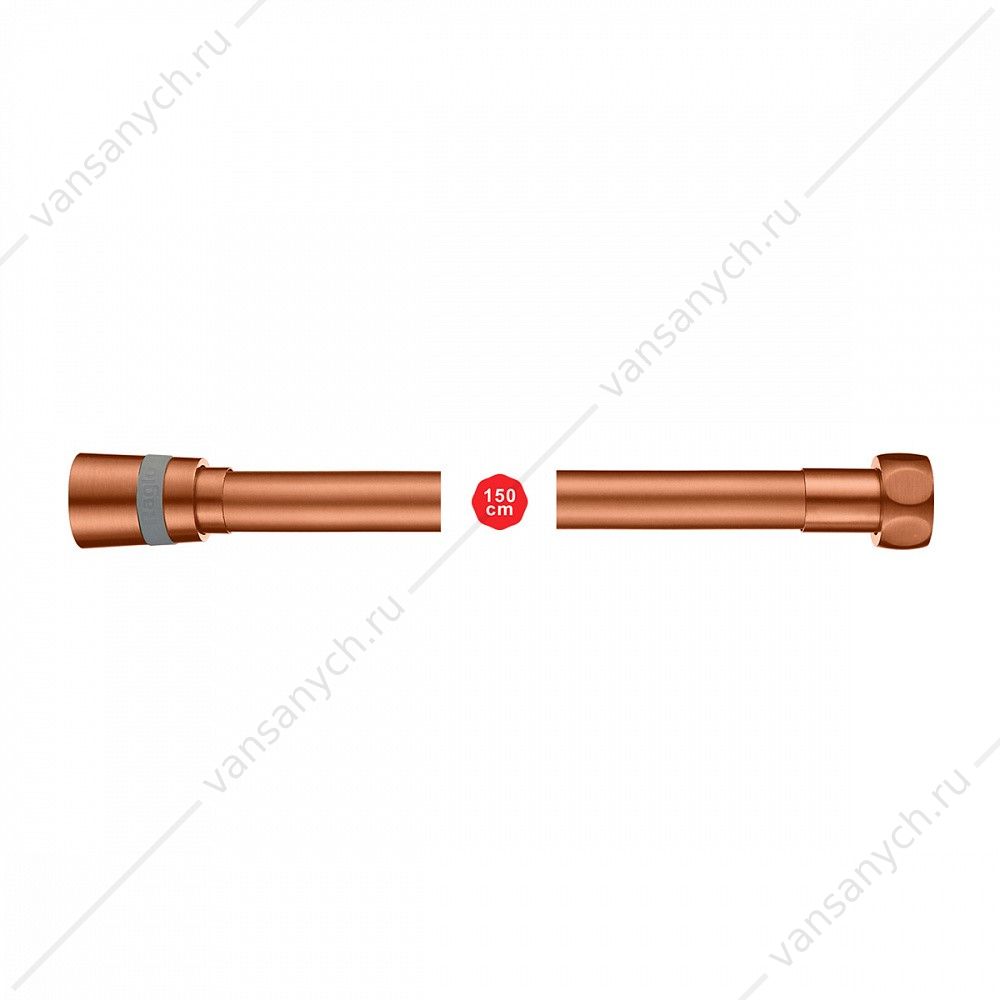 Шланг для душа 1.5м силиконовый PVC, матовая медь Raglo R403.15.33 Raglo (Китай) купить в Тюмени (Ван Саныч™)