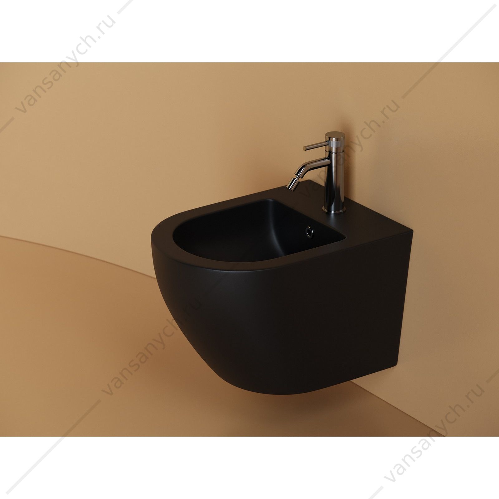 Биде Ceramica Nova UNO CN11002MB подвесное CERAMICA NOVA (Италия) купить в Тюмени (Ван Саныч™)