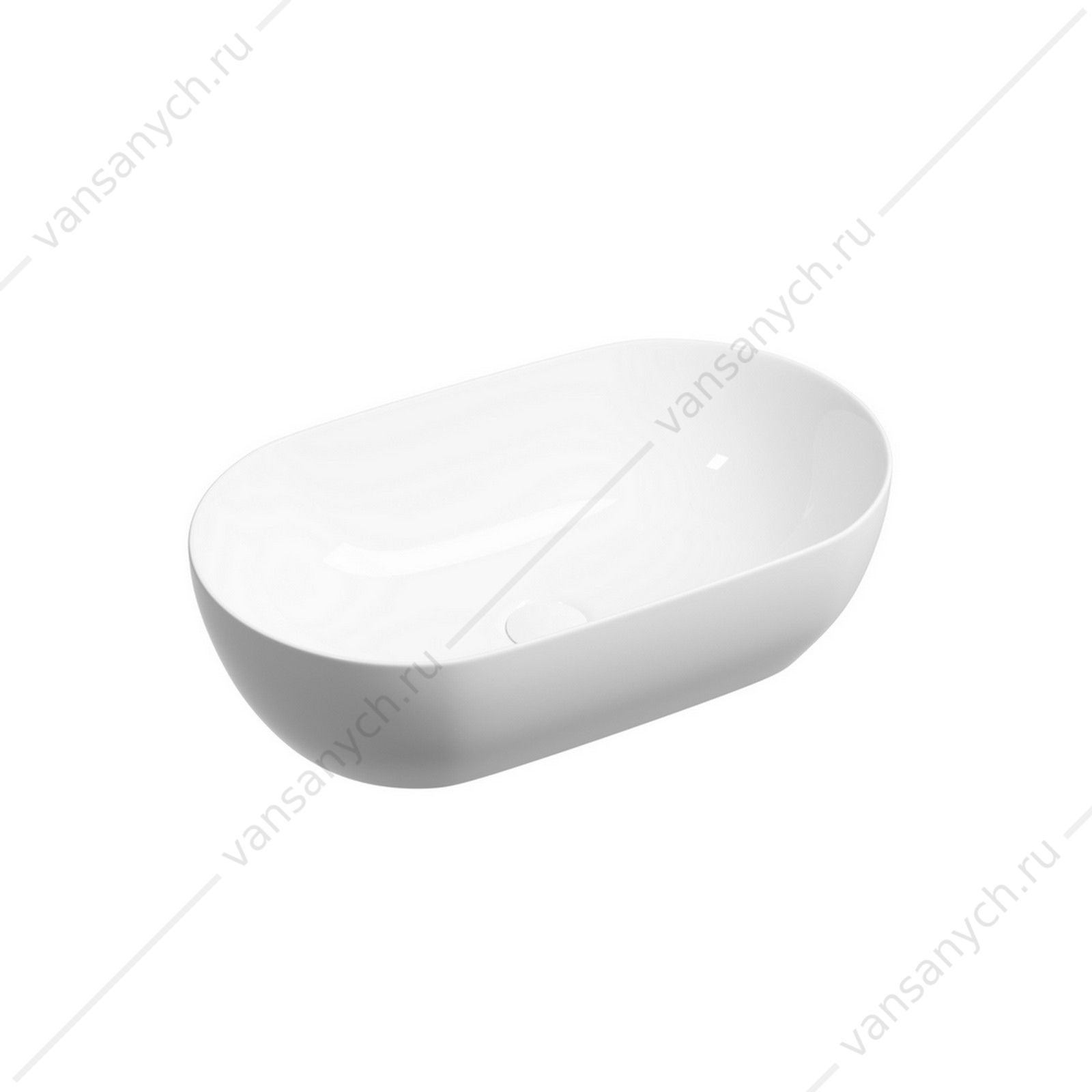 Раковина 50см Ceramica Nova TWIST CN12001 накладная белый CERAMICA NOVA (Италия) купить в Тюмени (Ван Саныч™)