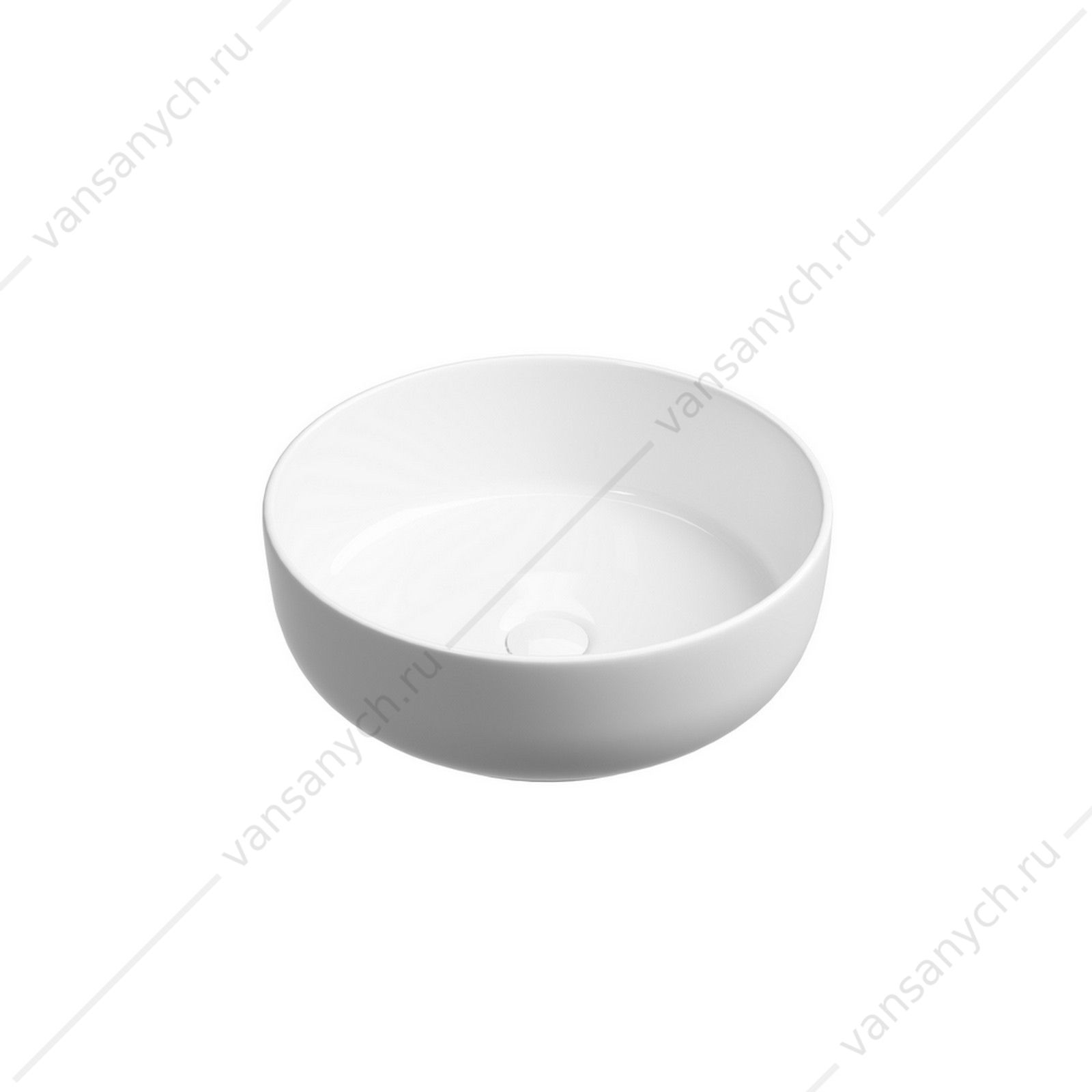 Раковина 38см Ceramica Nova TAYCAN CN12003 накладная белый CERAMICA NOVA (Италия) купить в Тюмени (Ван Саныч™)