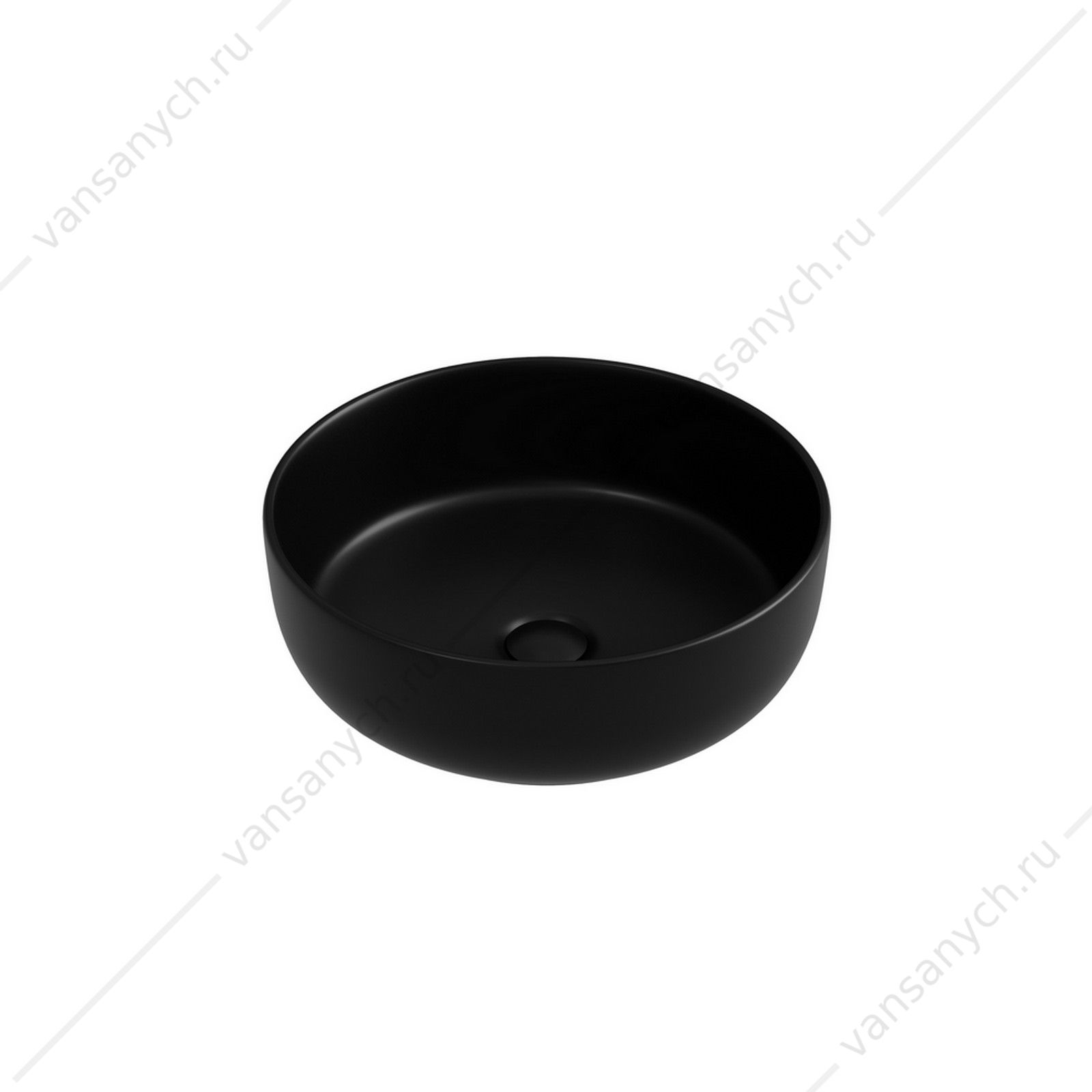 Раковина 38см Ceramica Nova TAYCAN CN12003MB накладная черный матовый CERAMICA NOVA (Италия) купить в Тюмени (Ван Саныч™)