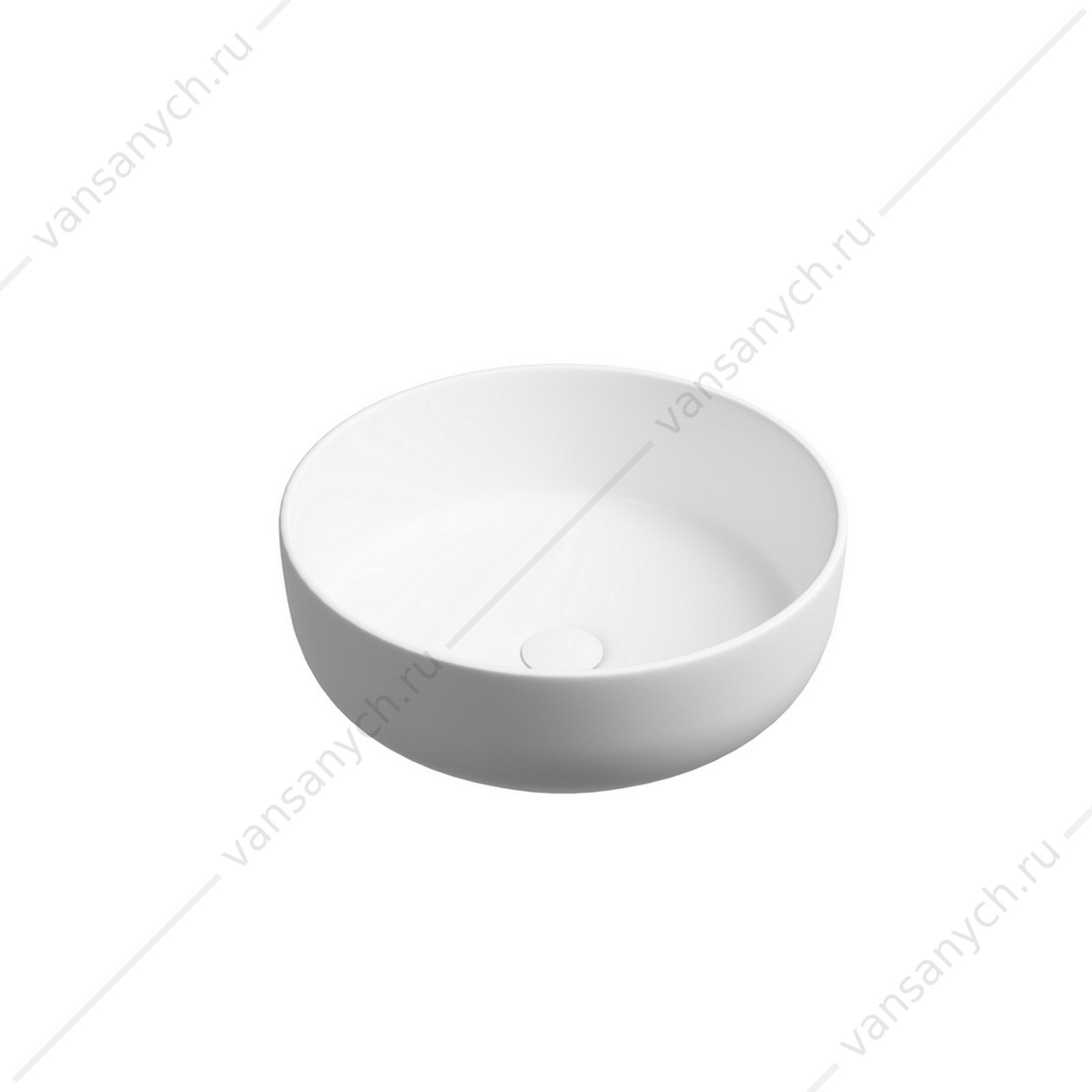Раковина 38см Ceramica Nova TAYCAN 38см CN12003MW накладная белый матовый CERAMICA NOVA (Италия) купить в Тюмени (Ван Саныч™)