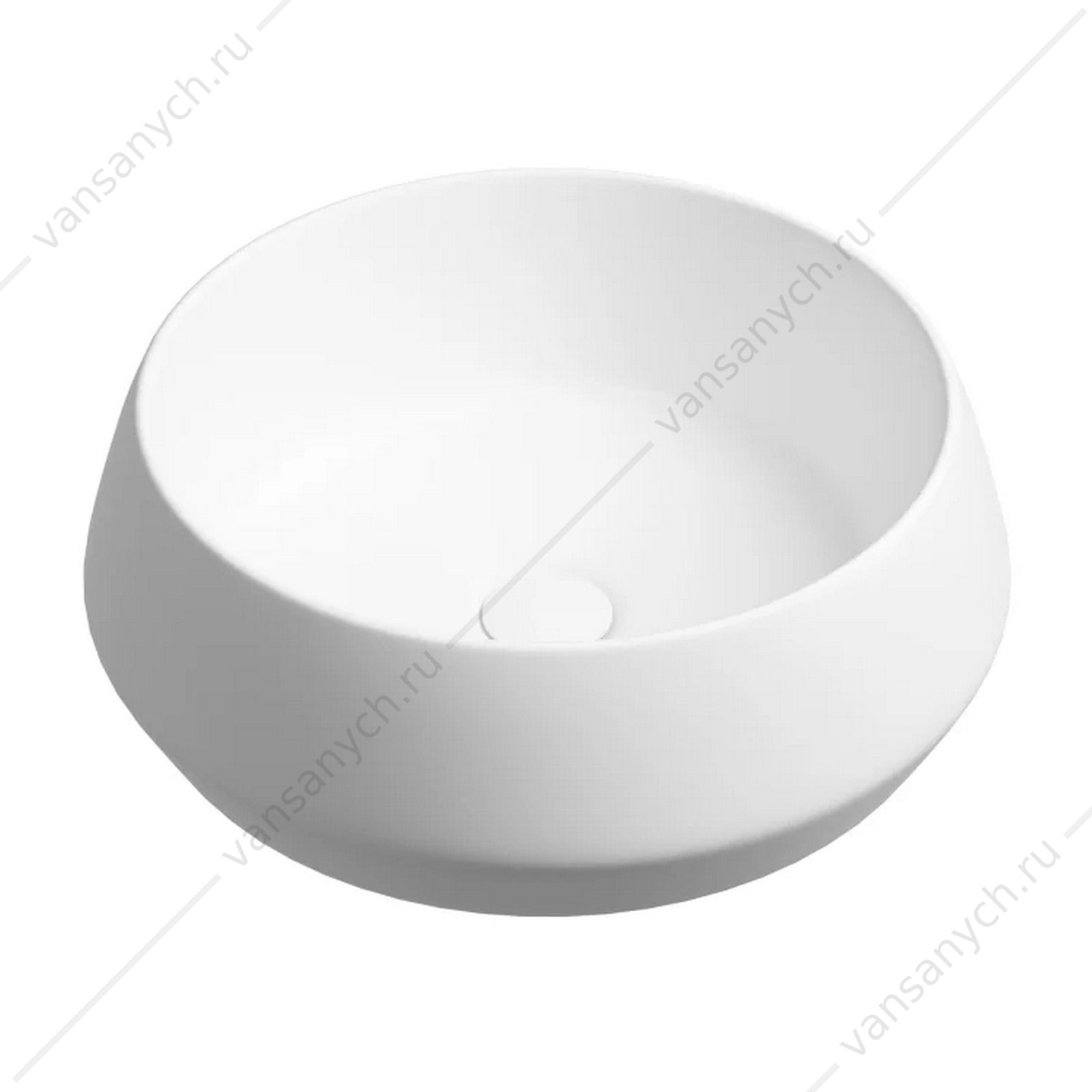 Раковина 40см Ceramica Nova MAYA CN12004MW накладная белый матовый CERAMICA NOVA (Италия) купить в Тюмени (Ван Саныч™)