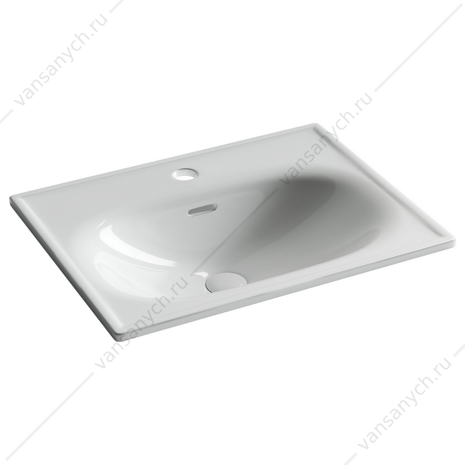 Раковина 60см Ceramica Nova SABO CN13001 накладная белый CERAMICA NOVA (Италия) купить в Тюмени (Ван Саныч™)