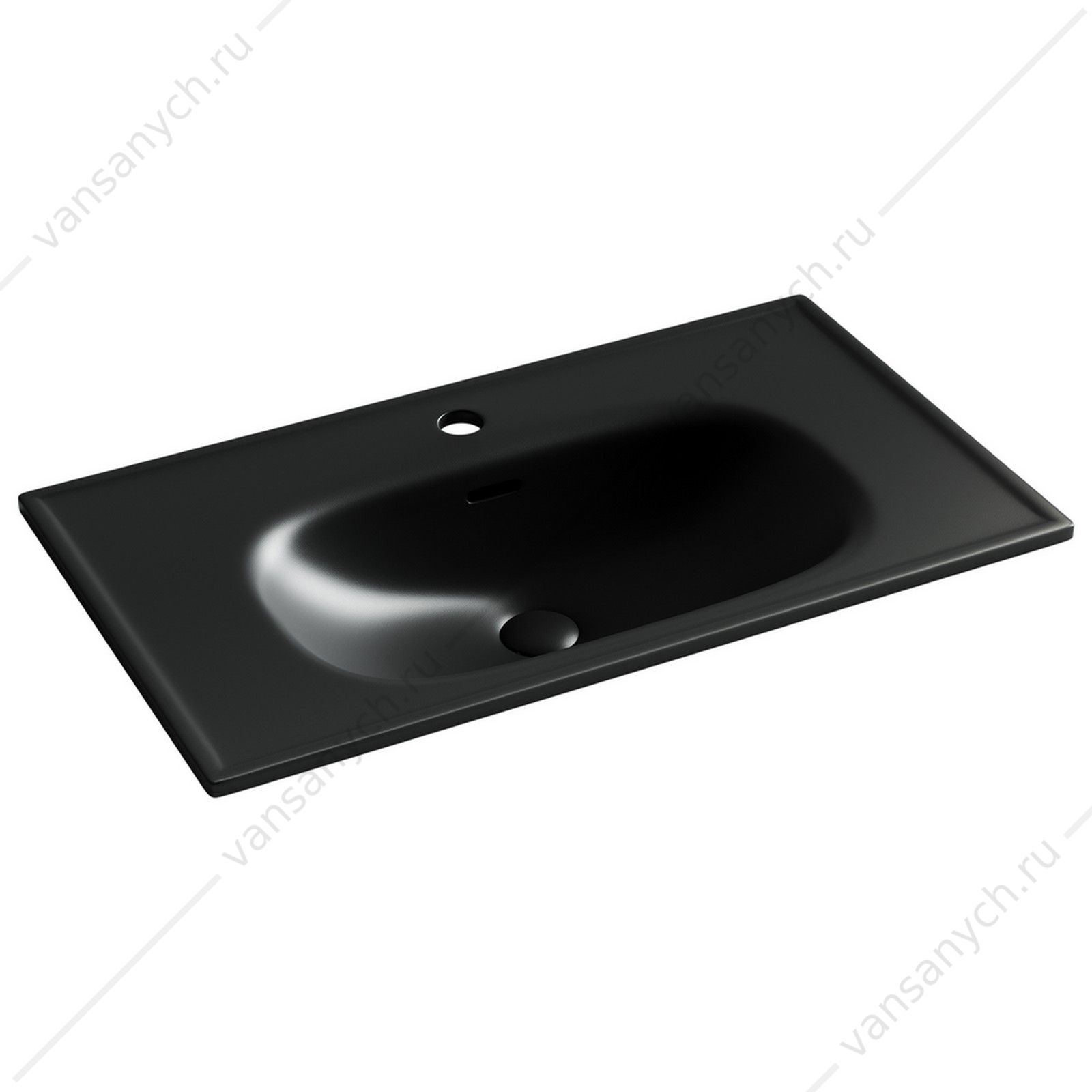 Раковина 80см Ceramica Nova SABO CN13002MB накладная черный матовый CERAMICA NOVA (Италия) купить в Тюмени (Ван Саныч™)