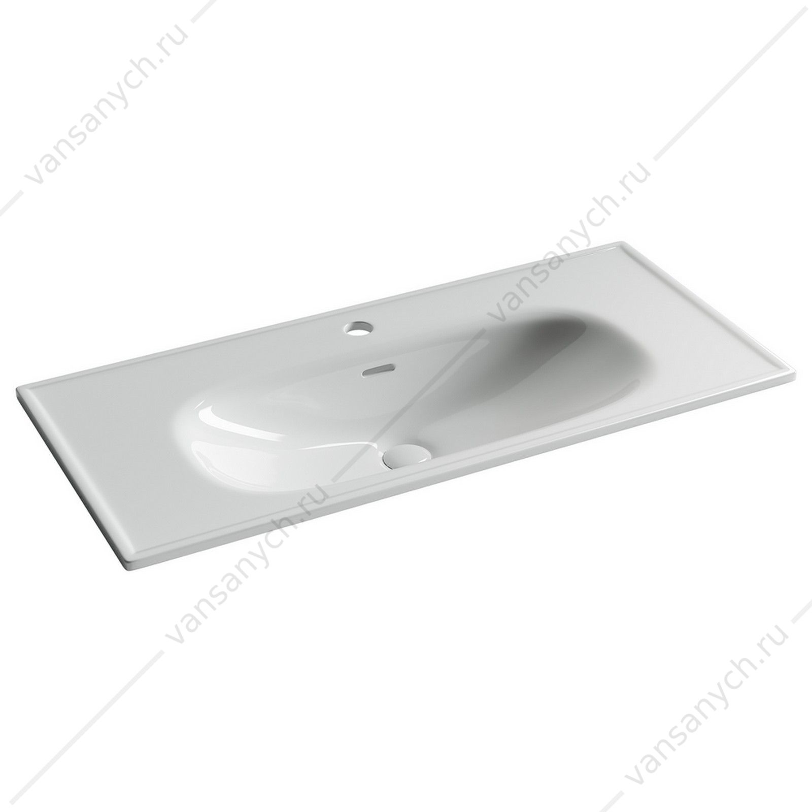 Раковина 100см Ceramica Nova SABO CN13003 накладная белый CERAMICA NOVA (Италия) купить в Тюмени (Ван Саныч™)