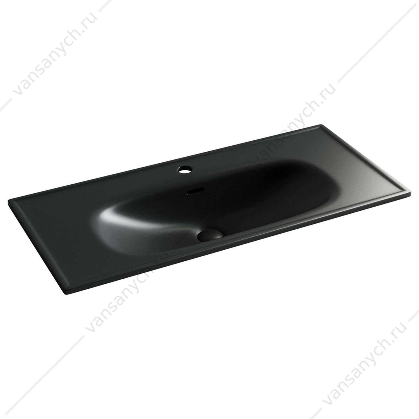 Раковина 100см Ceramica Nova SABO CN13003MB накладная черный матовый CERAMICA NOVA (Италия) купить в Тюмени (Ван Саныч™)