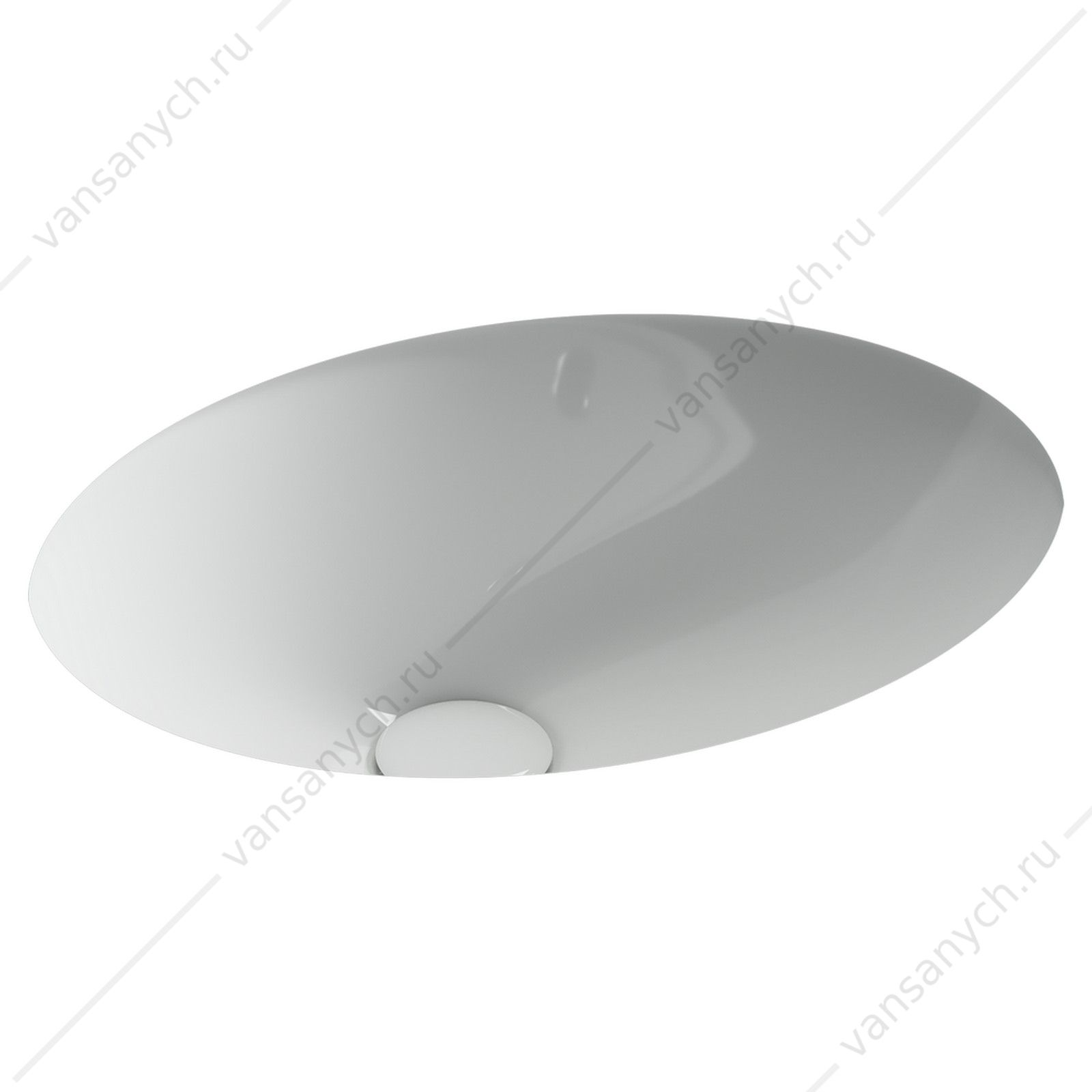 Раковина 47см Ceramica Nova Era CN15005 встраиваемая белый CERAMICA NOVA (Италия) купить в Тюмени (Ван Саныч™)