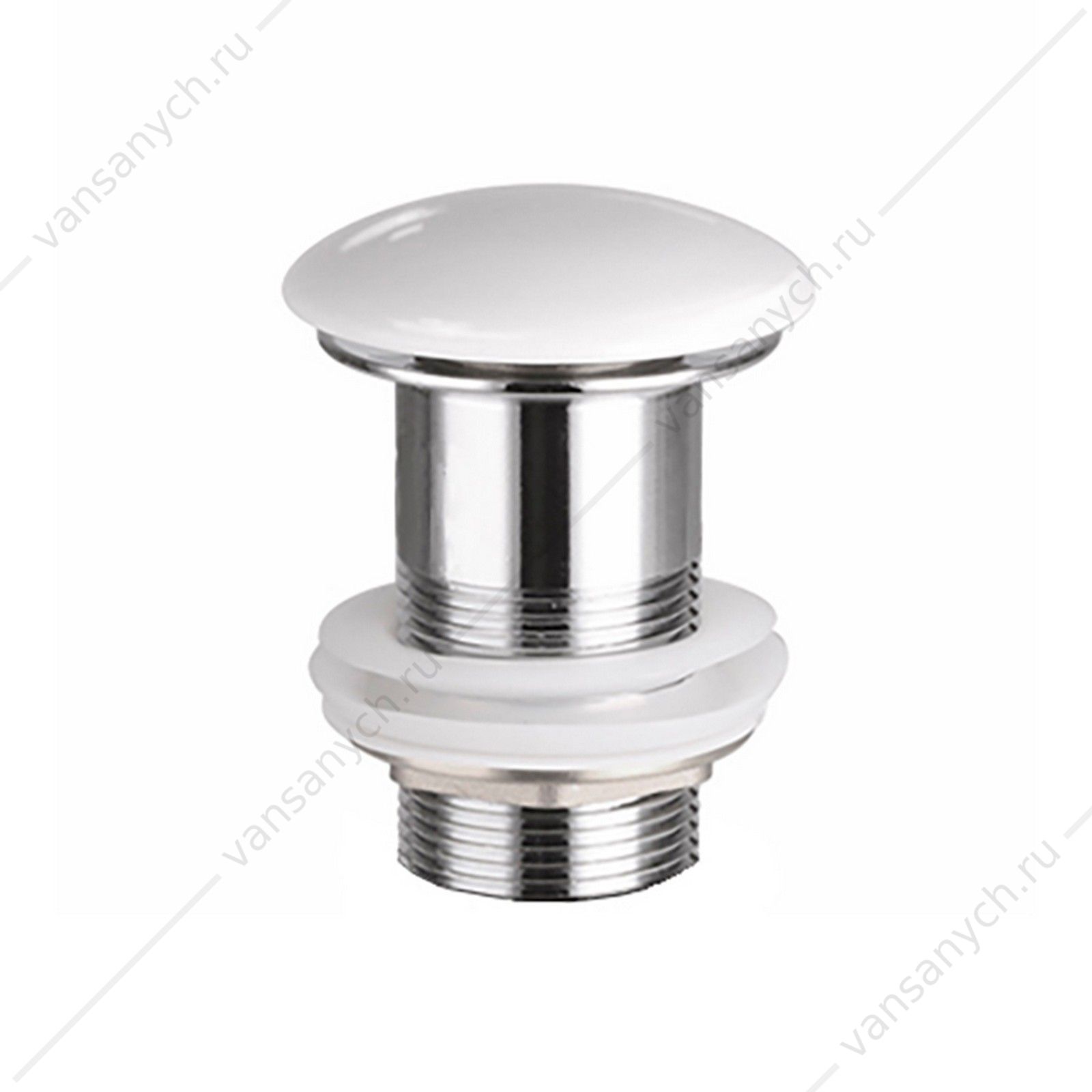 Донный клапан белый для раковины Ceramica Nova CN2000  CERAMICA NOVA (Италия) купить в Тюмени (Ван Саныч™)