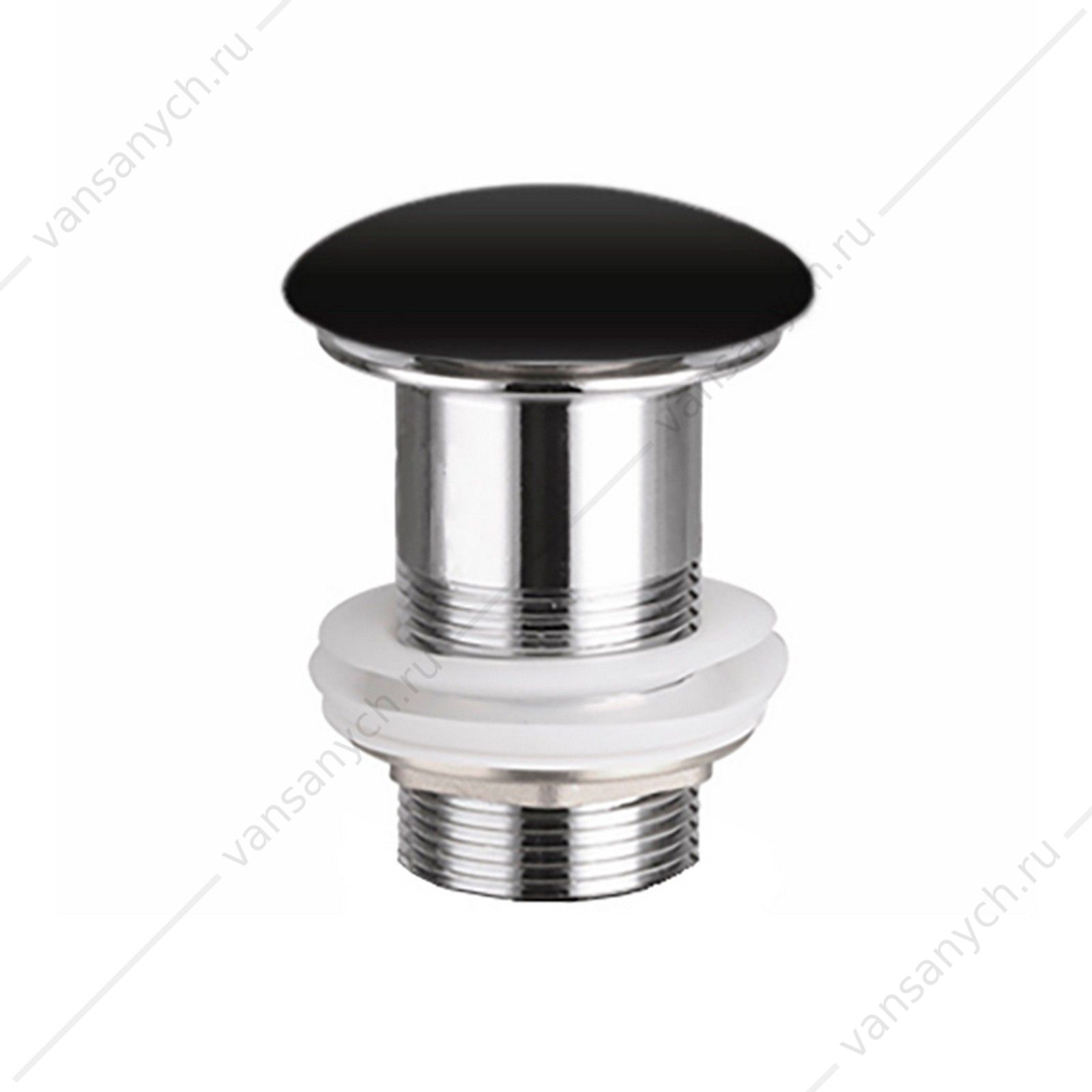 Донный клапан черный матовый для раковины Ceramica Nova CN2000MB  CERAMICA NOVA (Италия) купить в Тюмени (Ван Саныч™)