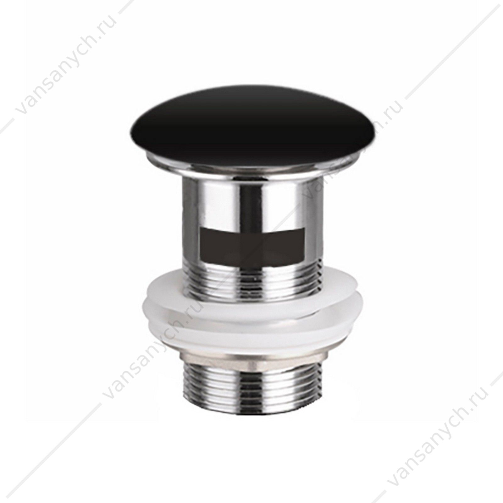 Донный клапан черный матовый для раковины Ceramica Nova CN2000MBx  CERAMICA NOVA (Италия) купить в Тюмени (Ван Саныч™)