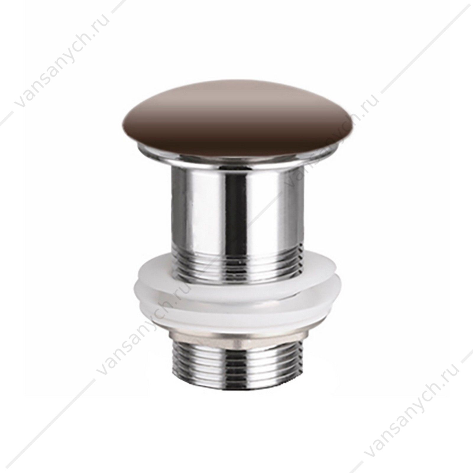 Донный клапан темно-коричневый матовый для раковины Ceramica Nova CN2000MDB  CERAMICA NOVA (Италия) купить в Тюмени (Ван Саныч™)