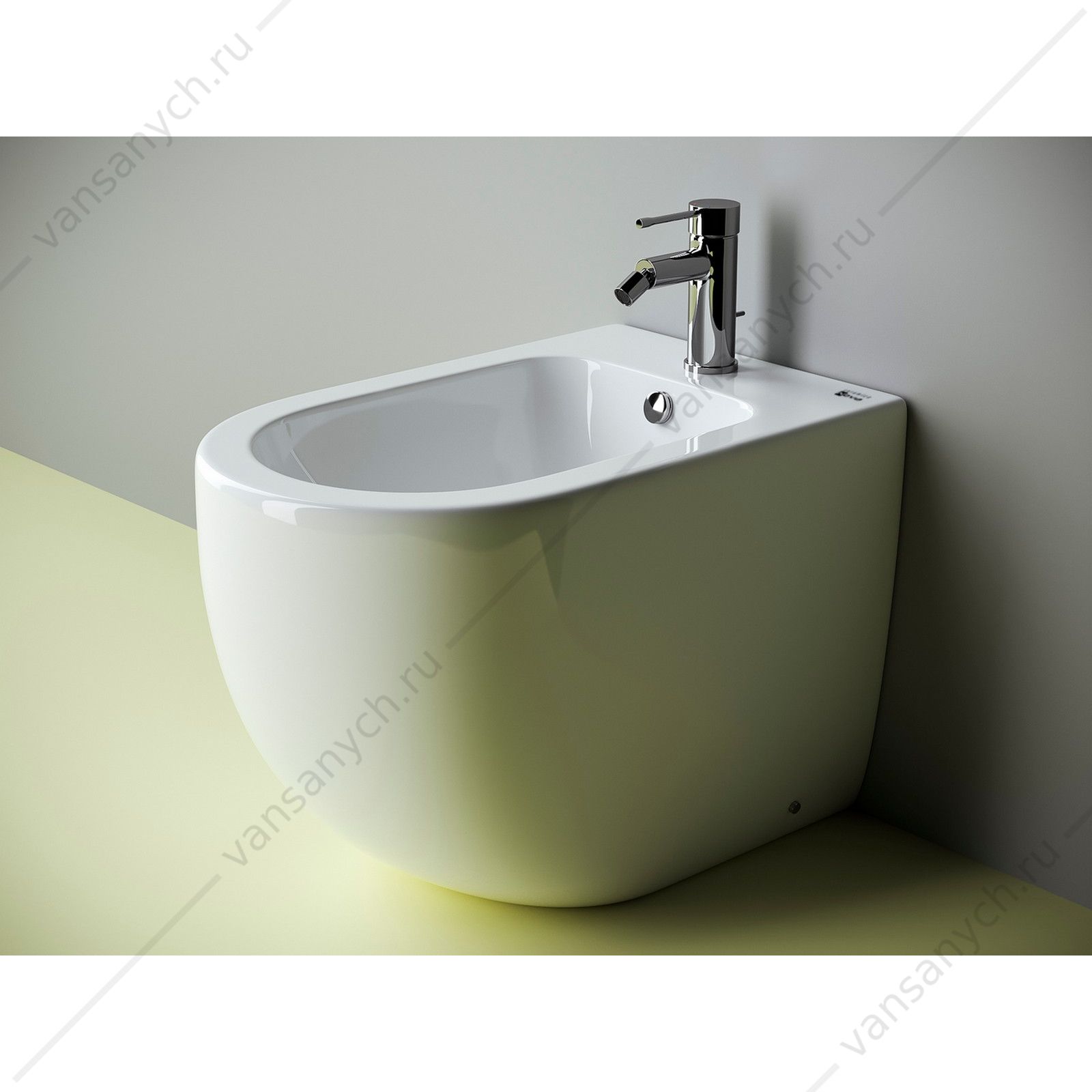 Биде Ceramica Nova METROPOL CN4005 белый напольное CERAMICA NOVA (Италия) купить в Тюмени (Ван Саныч™)