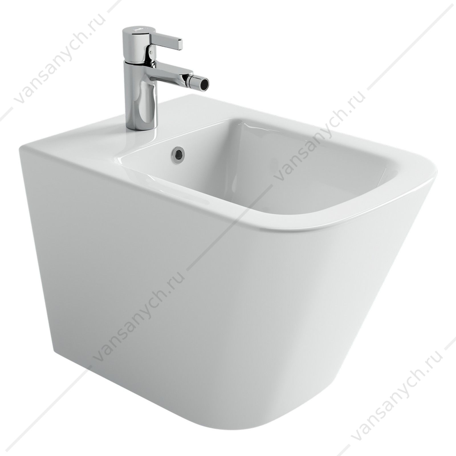 Биде Ceramica Nova UNION CN4010 белый подвесное CERAMICA NOVA (Италия) купить в Тюмени (Ван Саныч™)