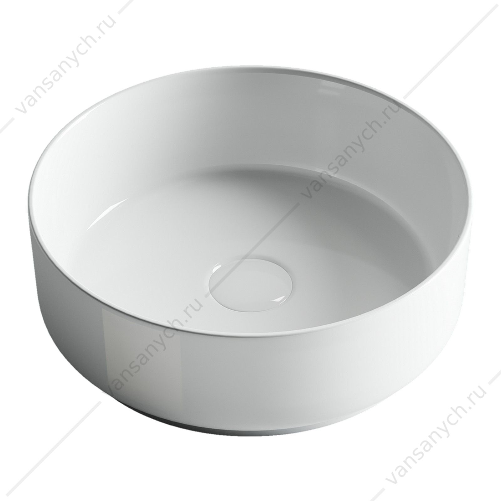 Раковина 36см Ceramica Nova ELEMENT CN5001 накладная белый CERAMICA NOVA (Италия) купить в Тюмени (Ван Саныч™)