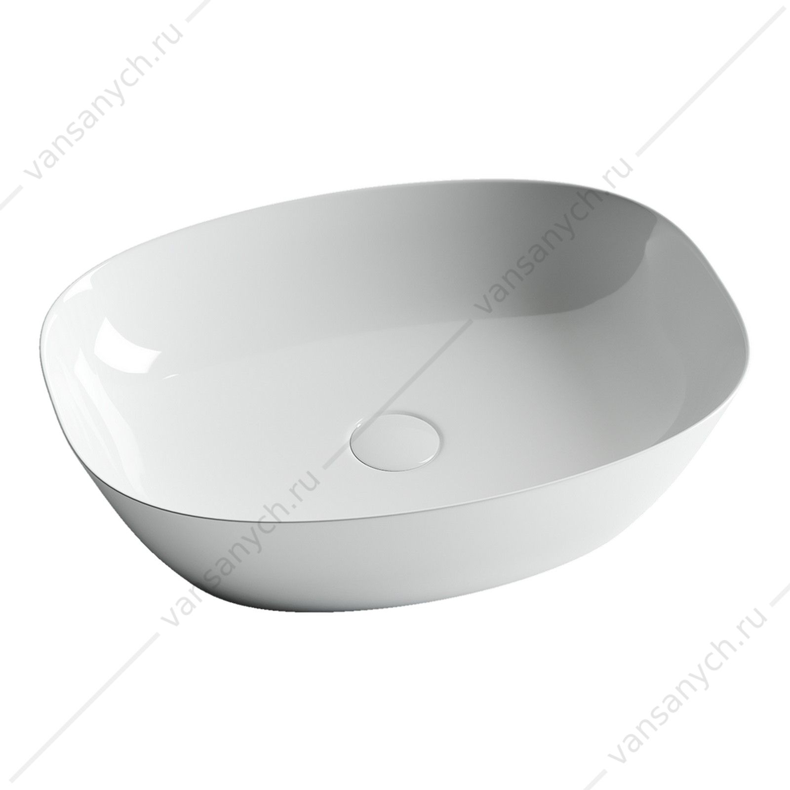 Раковина 50см Ceramica Nova ELEMENT CN5005 накладная белый CERAMICA NOVA (Италия) купить в Тюмени (Ван Саныч™)