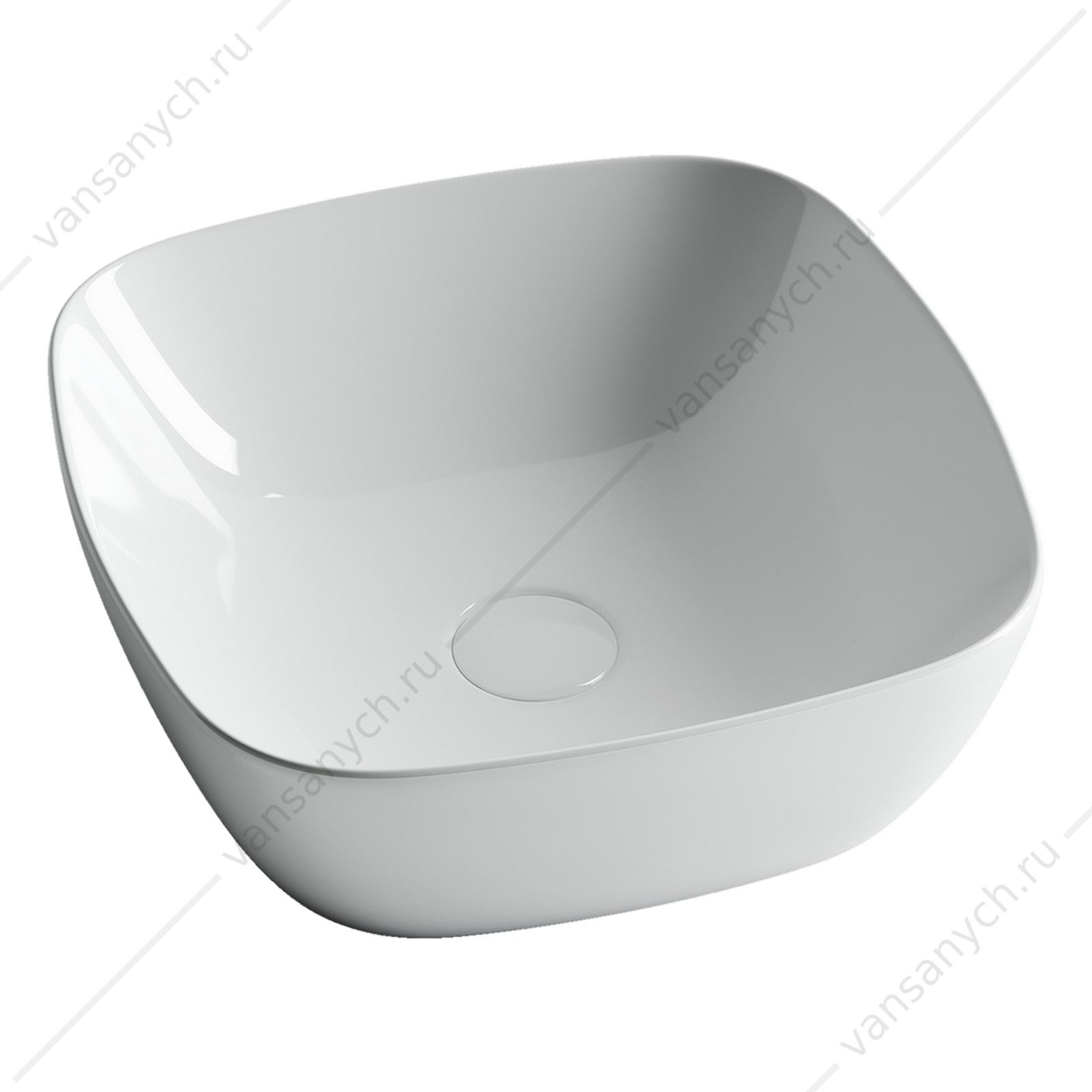 Раковина 40см Ceramica Nova ELEMENT CN5006 накладная белый CERAMICA NOVA (Италия) купить в Тюмени (Ван Саныч™)