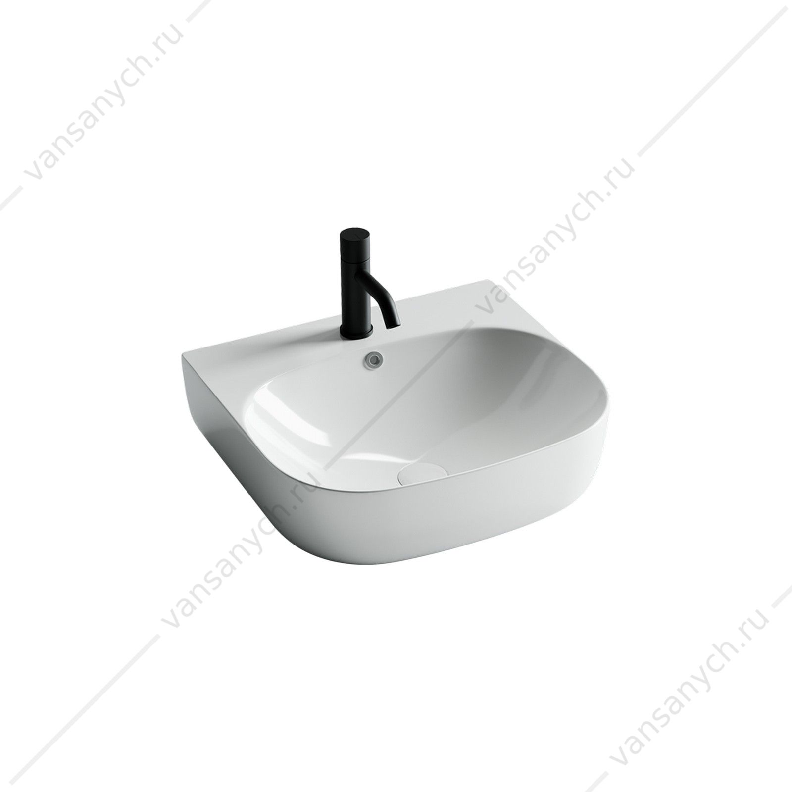 Раковина 49см Ceramica Nova ELEMENT CN5011 накладная белый CERAMICA NOVA (Италия) купить в Тюмени (Ван Саныч™)
