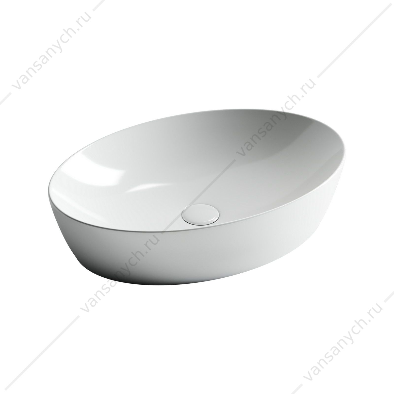 Раковина 63см Ceramica Nova ELEMENT CN5018 накладная белый CERAMICA NOVA (Италия) купить в Тюмени (Ван Саныч™)
