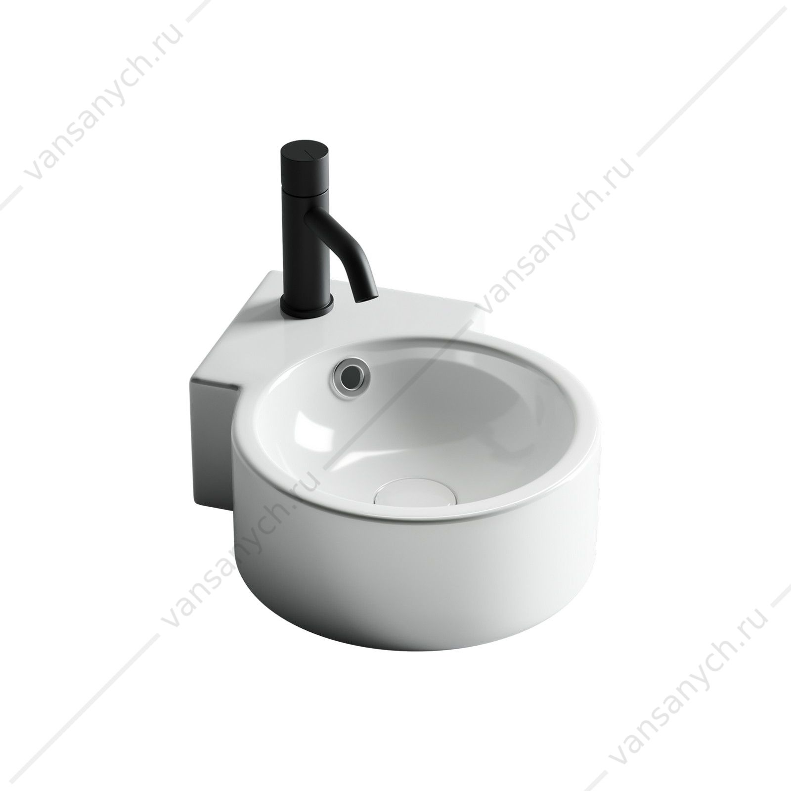 Раковина 31см Ceramica Nova ELEMENT CN5019 подвесная белый CERAMICA NOVA (Италия) купить в Тюмени (Ван Саныч™)