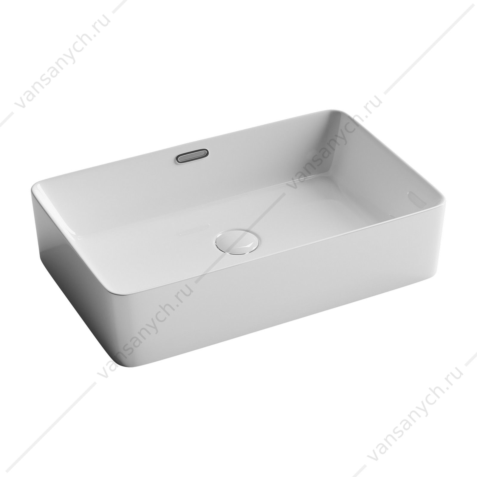 Раковина 60см Ceramica Nova ELEMENT CN5025 накладная белый CERAMICA NOVA (Италия) купить в Тюмени (Ван Саныч™)
