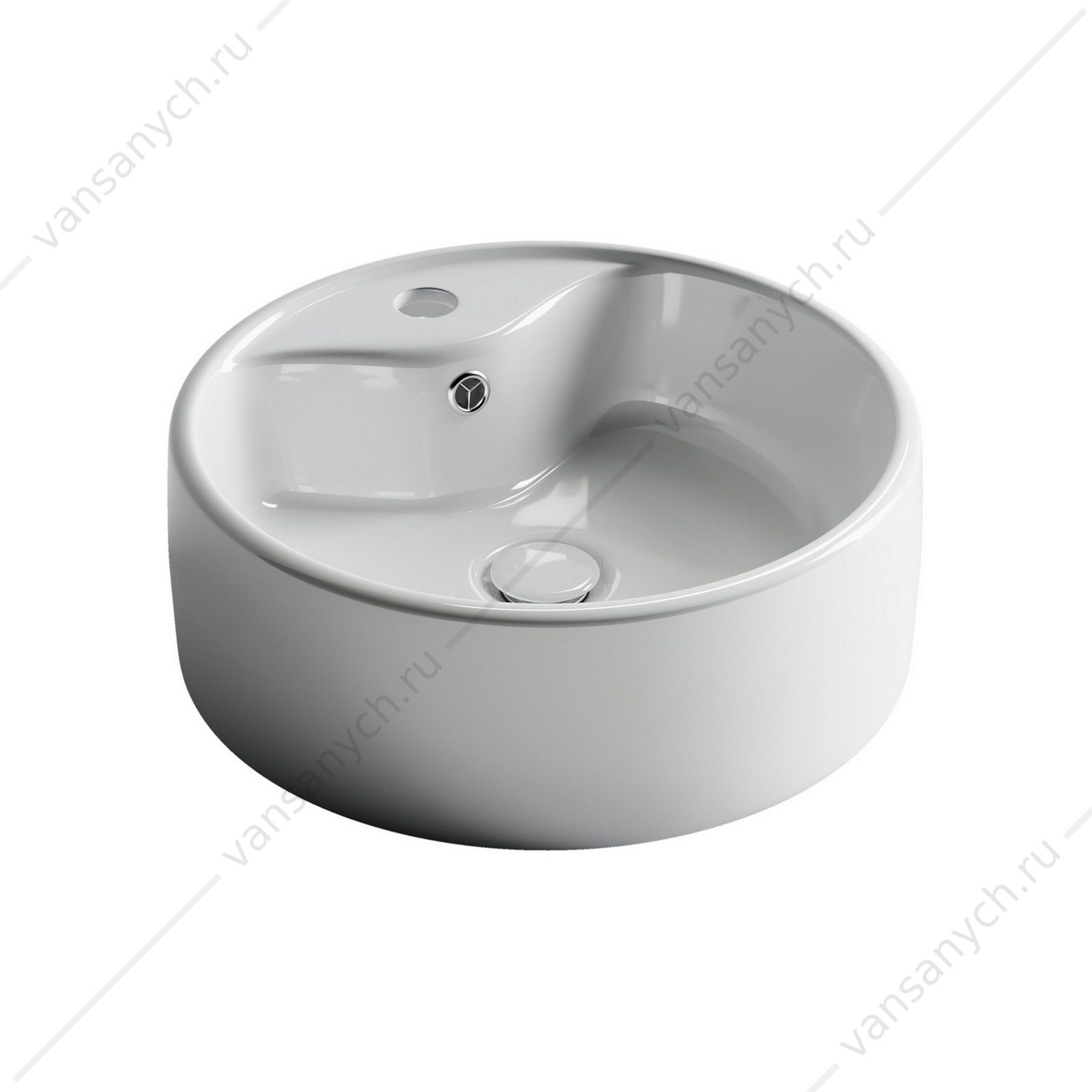 Раковина 40см Ceramica Nova ELEMENT CN5027 накладная белый CERAMICA NOVA (Италия) купить в Тюмени (Ван Саныч™)