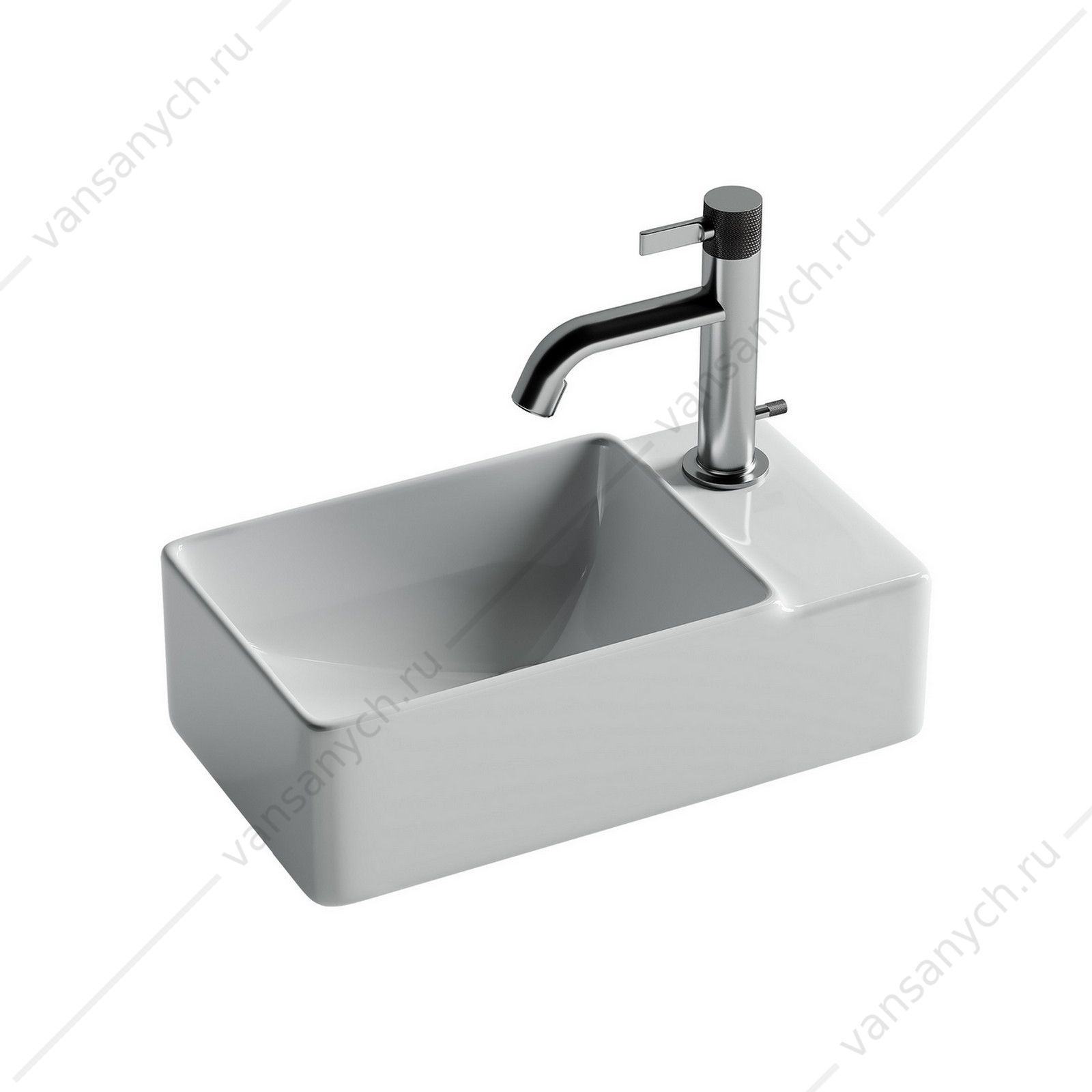 Раковина 40см Ceramica Nova ELEMENT CN5045 подвесная белый CERAMICA NOVA (Италия) купить в Тюмени (Ван Саныч™)