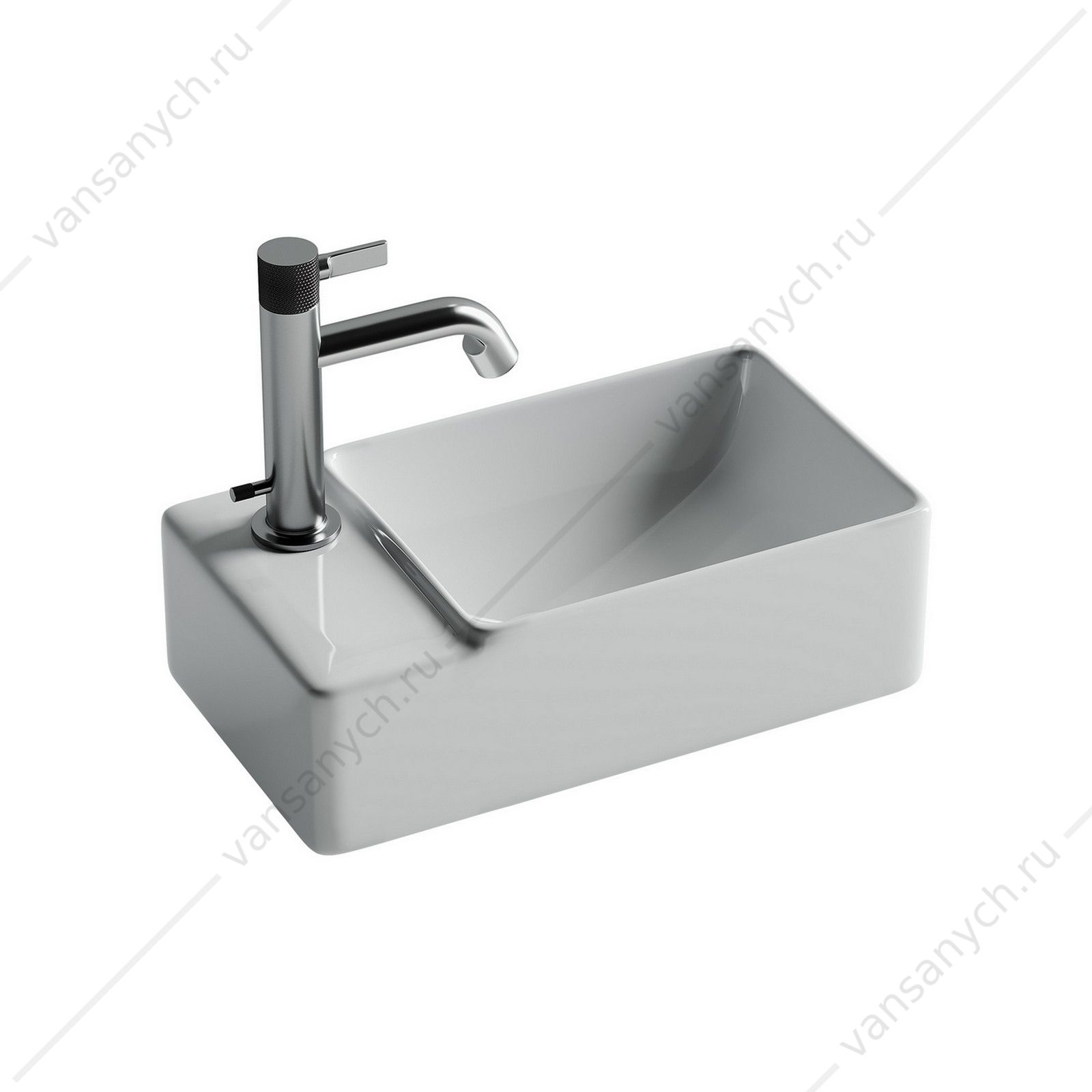 Раковина 40см Ceramica Nova ELEMENT CN5046 подвесная белый CERAMICA NOVA (Италия) купить в Тюмени (Ван Саныч™)