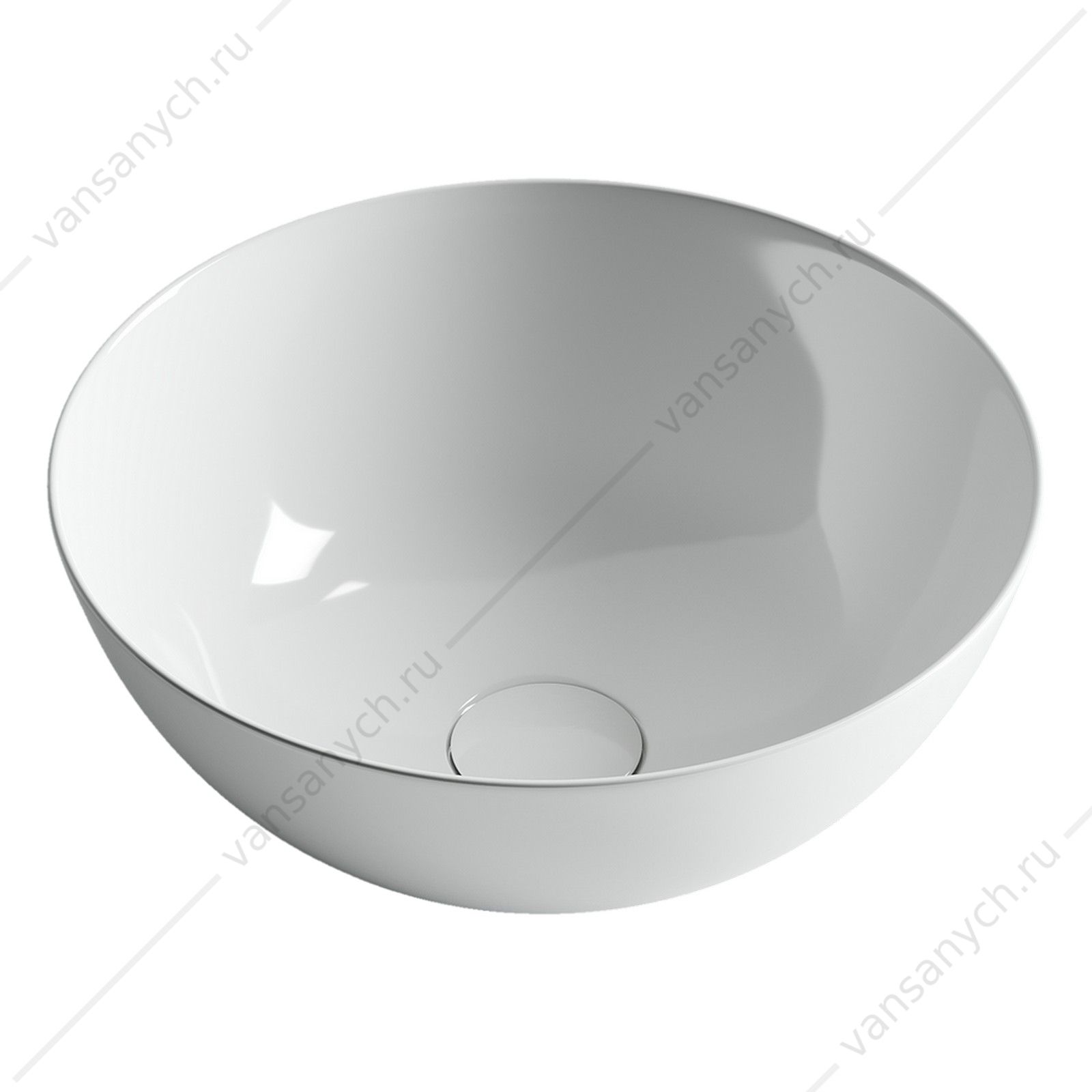 Раковина 36см Ceramica Nova ELEMENT CN6002 накладная белый CERAMICA NOVA (Италия) купить в Тюмени (Ван Саныч™)