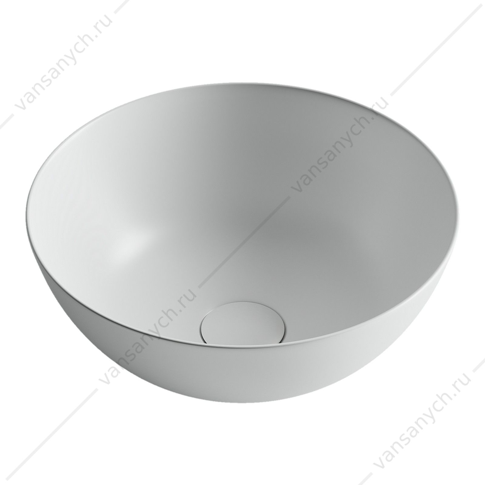 Раковина 36см Ceramica Nova ELEMENT CN6003 накладная белый матовый CERAMICA NOVA (Италия) купить в Тюмени (Ван Саныч™)
