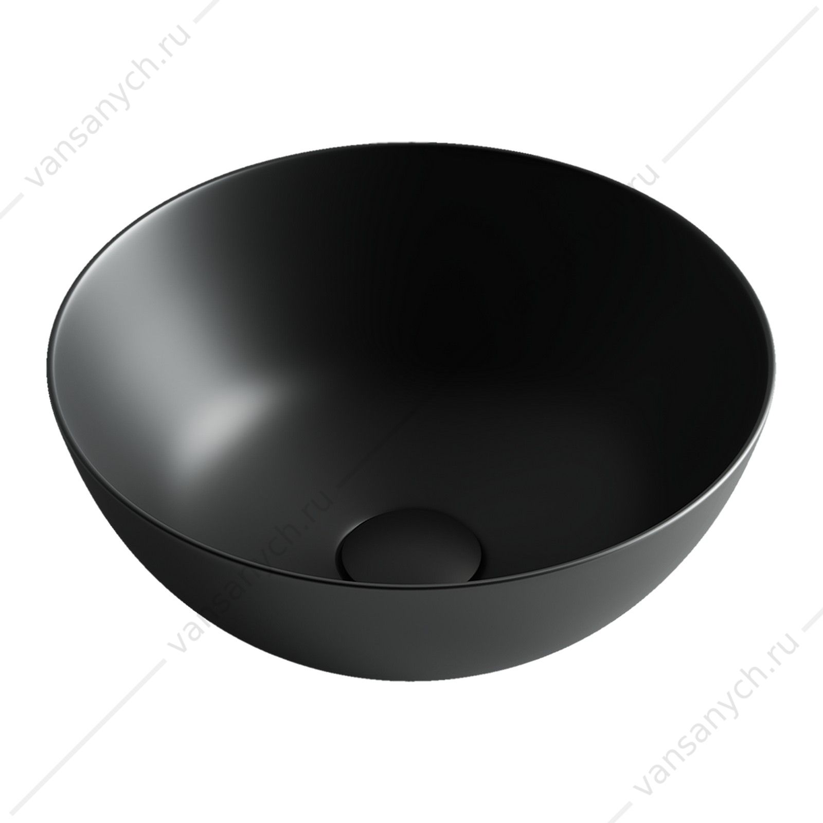 Раковина 36см Ceramica Nova ELEMENT CN6004 накладная черный матовый CERAMICA NOVA (Италия) купить в Тюмени (Ван Саныч™)