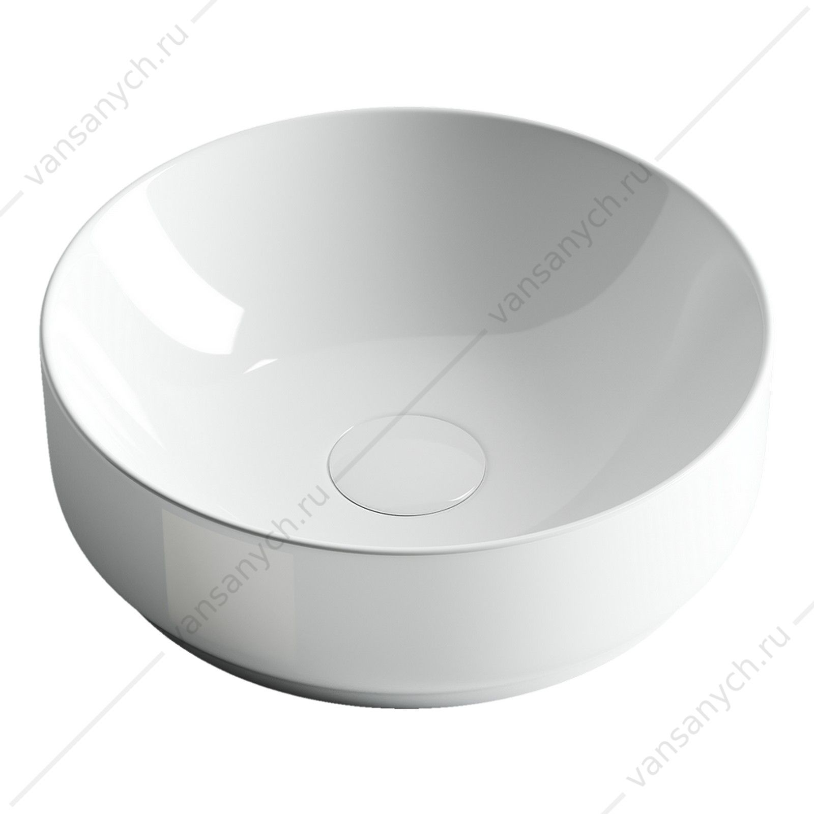 Раковина 36см Ceramica Nova ELEMENT CN6005 накладная белый CERAMICA NOVA (Италия) купить в Тюмени (Ван Саныч™)
