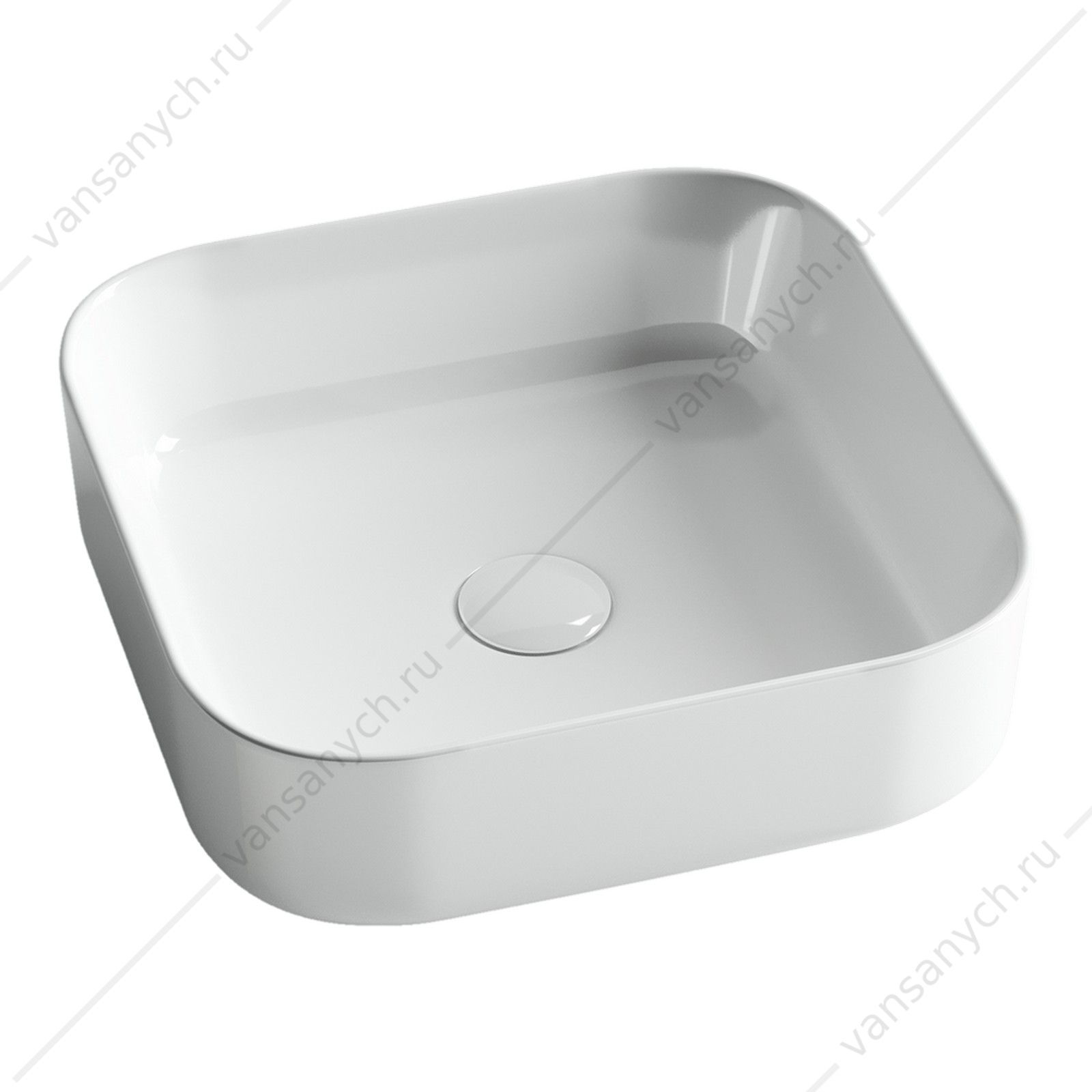 Раковина 39см Ceramica Nova ELEMENT CN6012 накладная белый CERAMICA NOVA (Италия) купить в Тюмени (Ван Саныч™)