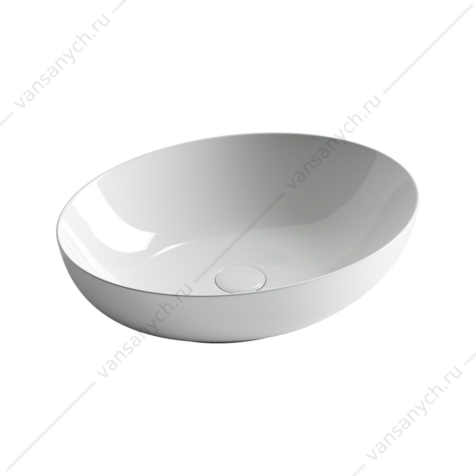 Раковина 52см Ceramica Nova ELEMENT CN6017 накладная белый CERAMICA NOVA (Италия) купить в Тюмени (Ван Саныч™)