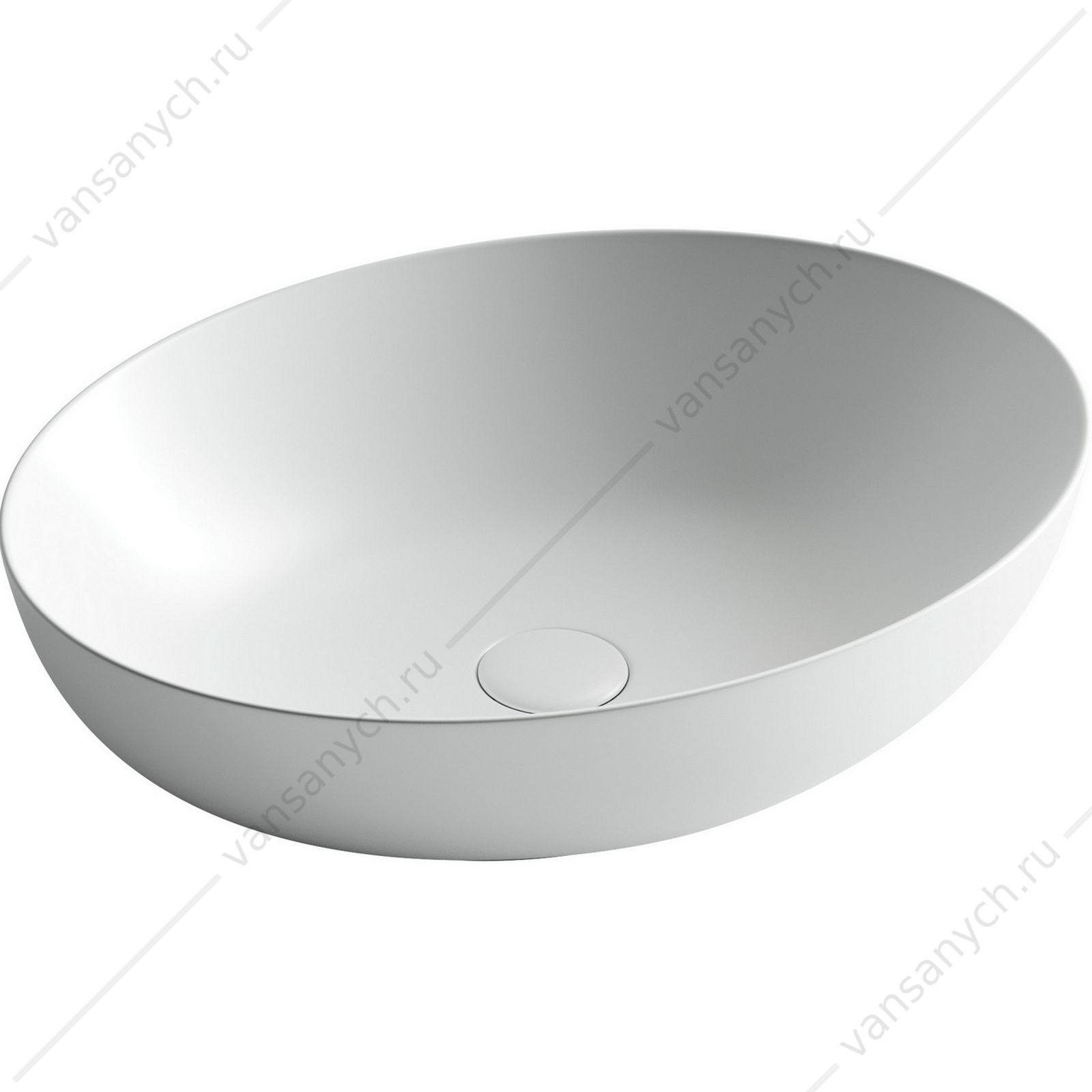 Раковина 52см Ceramica Nova ELEMENT CN6017MW накладная белый матовый CERAMICA NOVA (Италия) купить в Тюмени (Ван Саныч™)