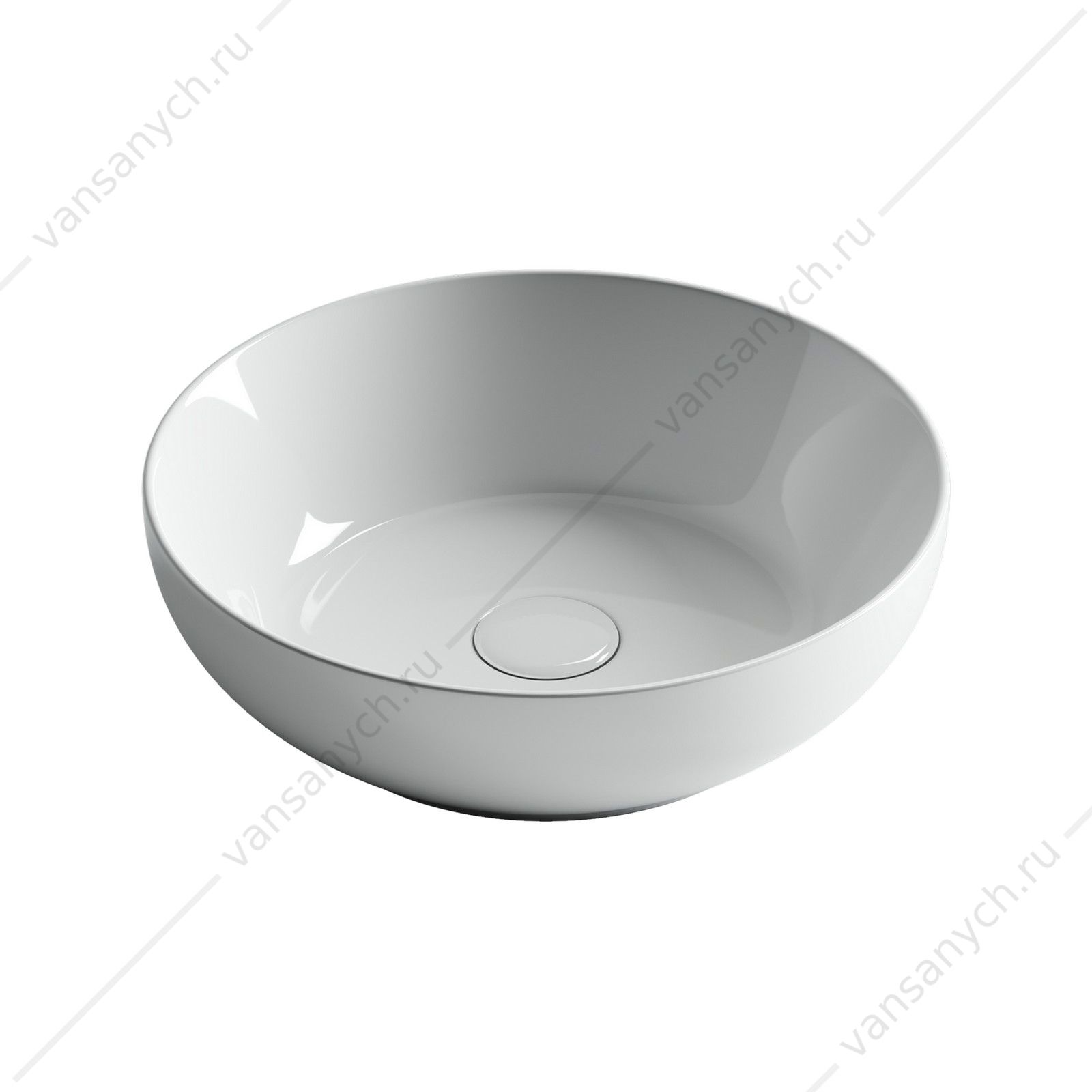 Раковина 37см Ceramica Nova ELEMENT CN6020 накладная белый CERAMICA NOVA (Италия) купить в Тюмени (Ван Саныч™)