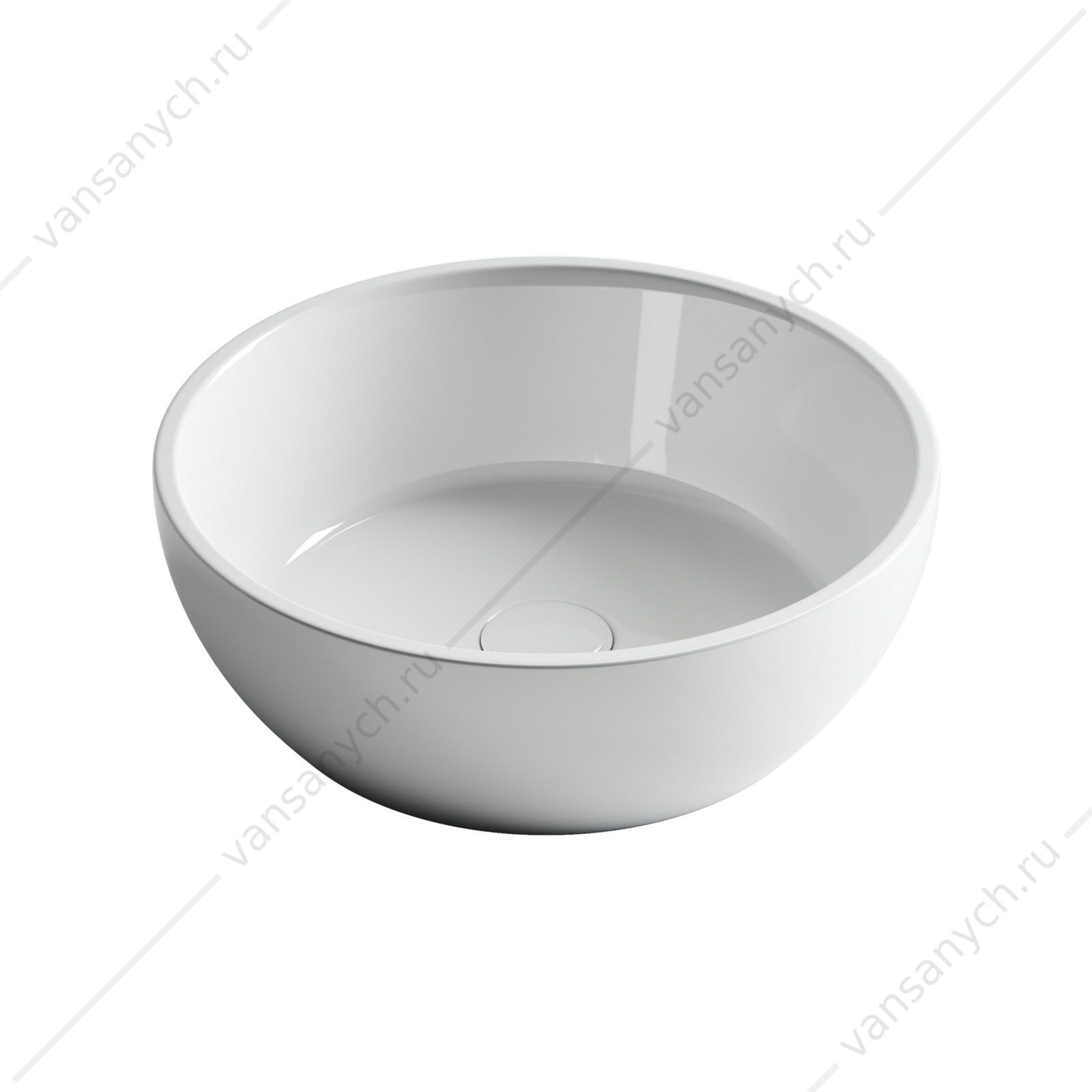 Раковина 41см Ceramica Nova ELEMENT CN6021 накладная белый CERAMICA NOVA (Италия) купить в Тюмени (Ван Саныч™)