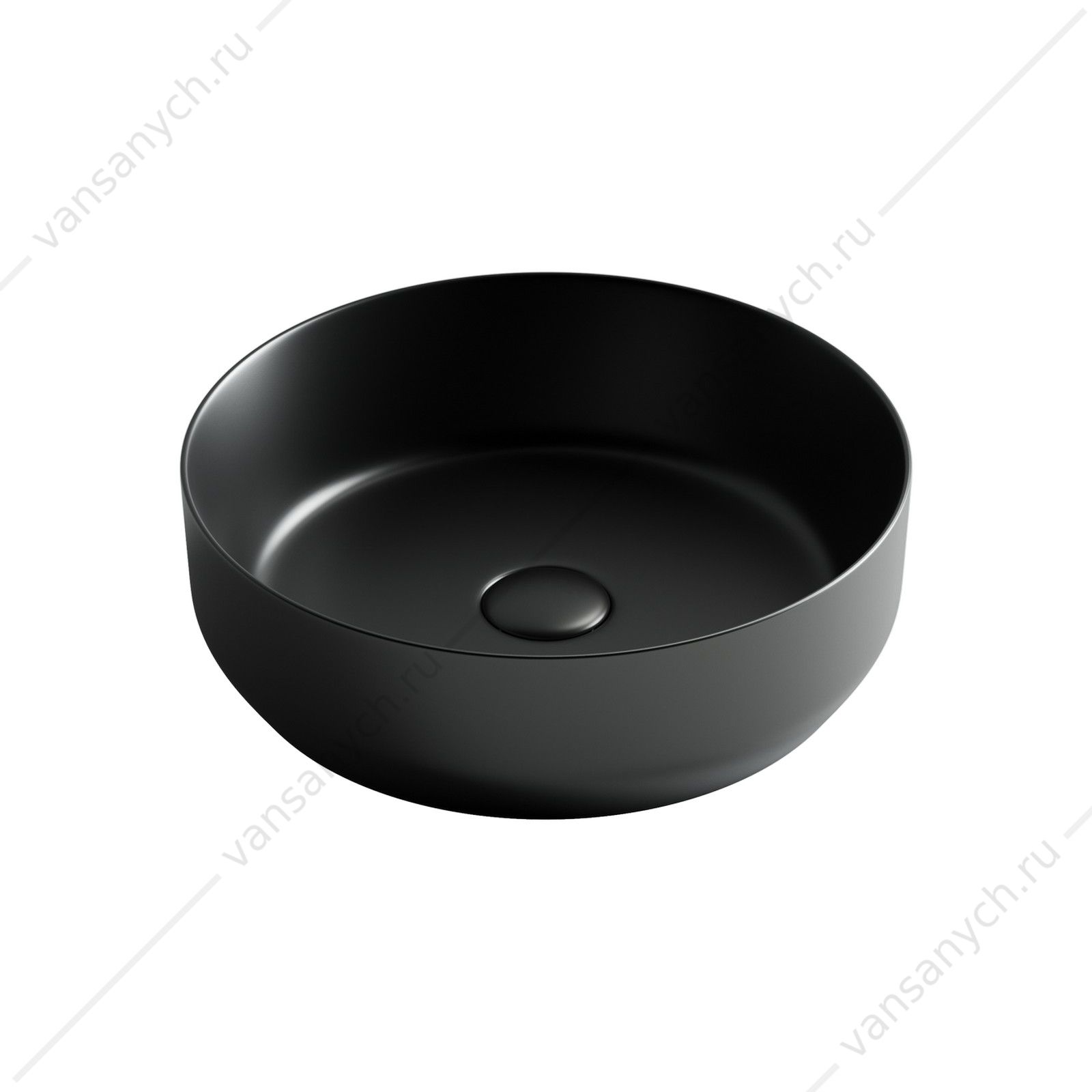 Раковина 39см Ceramica Nova ELEMENT CN6022MB накладная черный матовый CERAMICA NOVA (Италия) купить в Тюмени (Ван Саныч™)