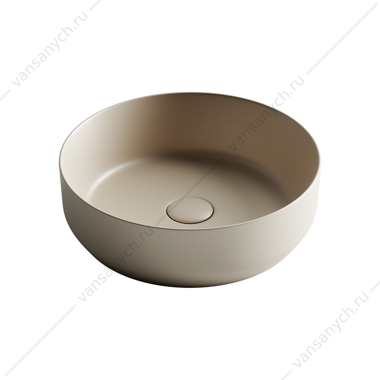 Раковина 39см Ceramica Nova ELEMENT CN6022MC накладная бежевый матовый CERAMICA NOVA (Италия) купить в Тюмени (Ван Саныч™)